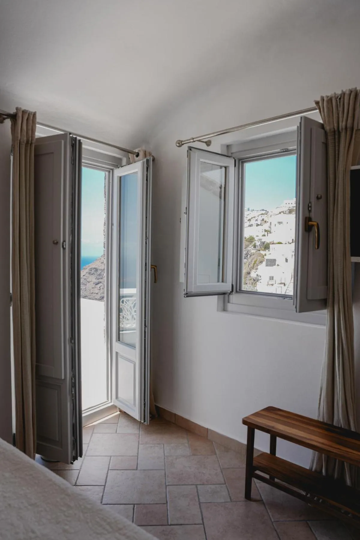 View (from property/room), Bed in Mirabo Villas