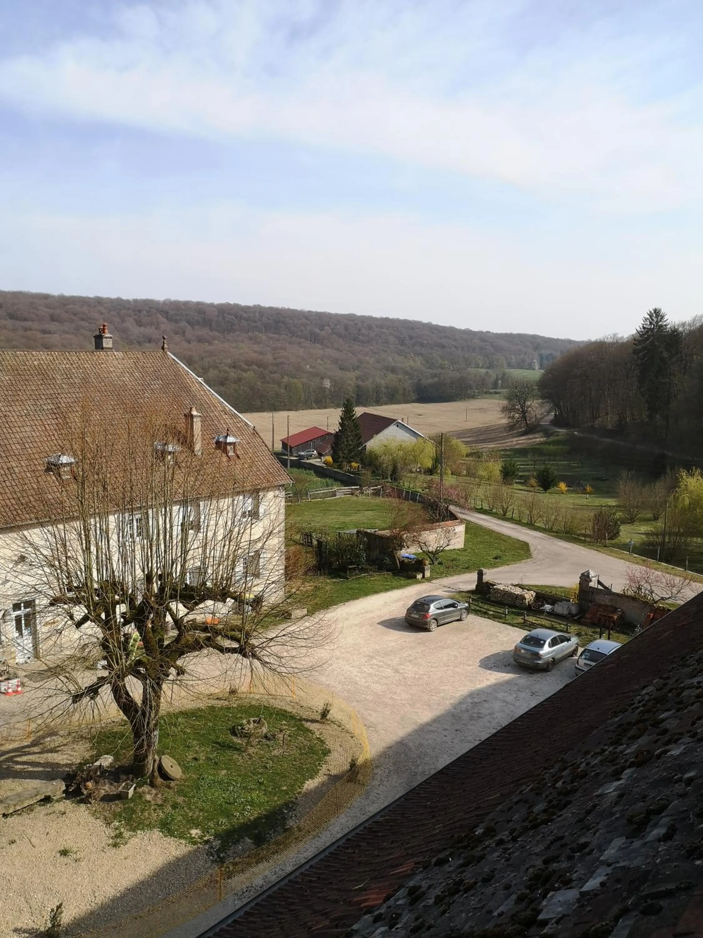 Garden view in Domaine de Fontenelay