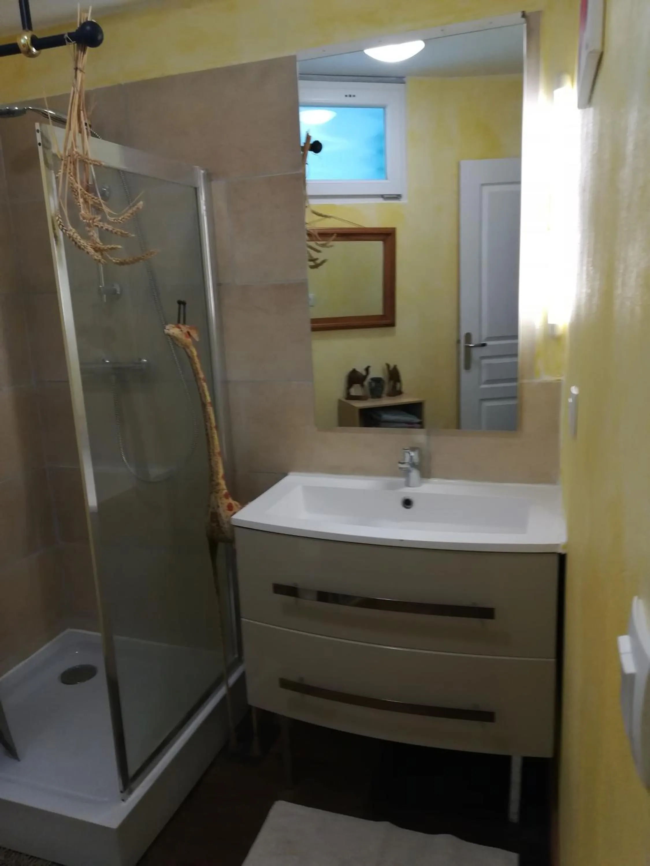 Shower in Domaine de Fontenelay