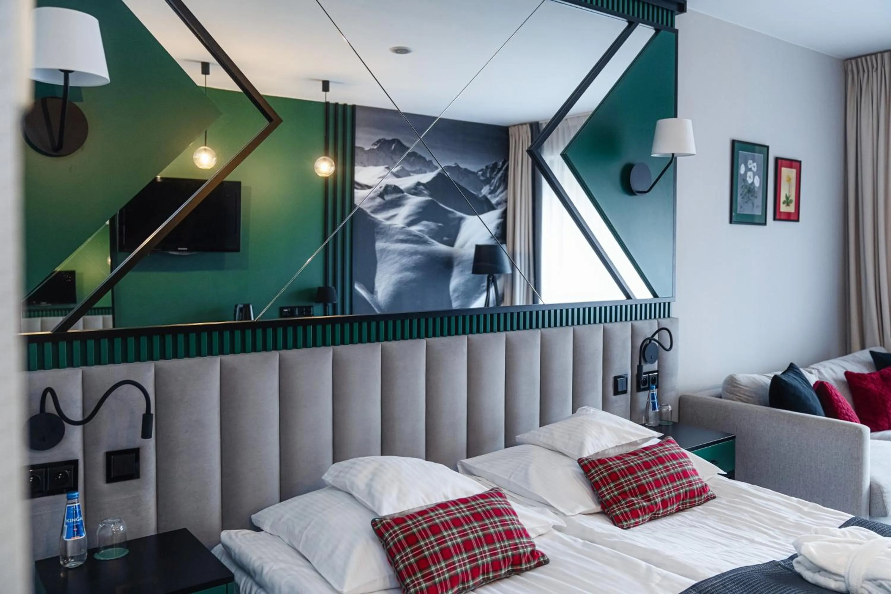 Bed in Rysy Boutique Hotel