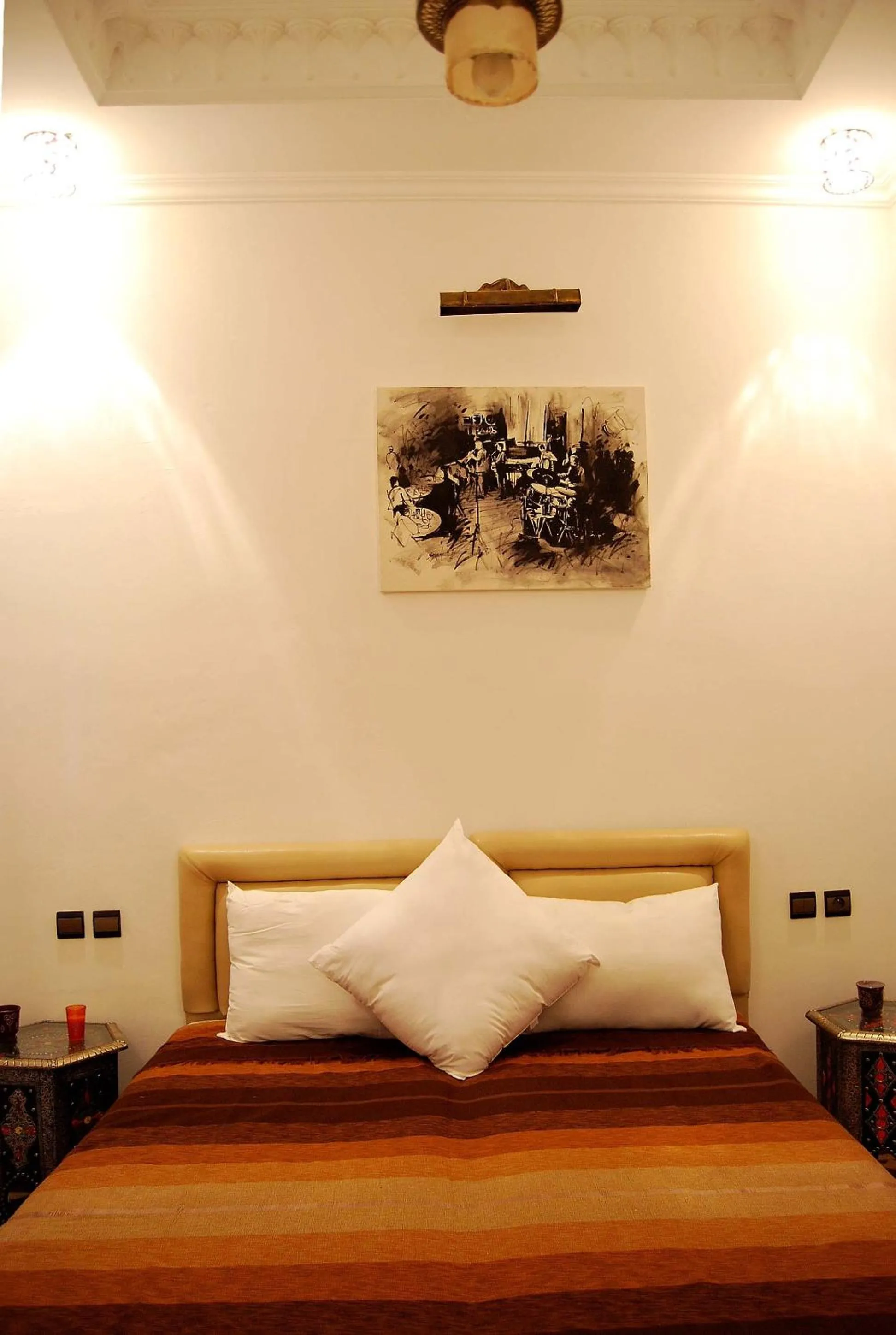 Bed in Hotel Riad Todos