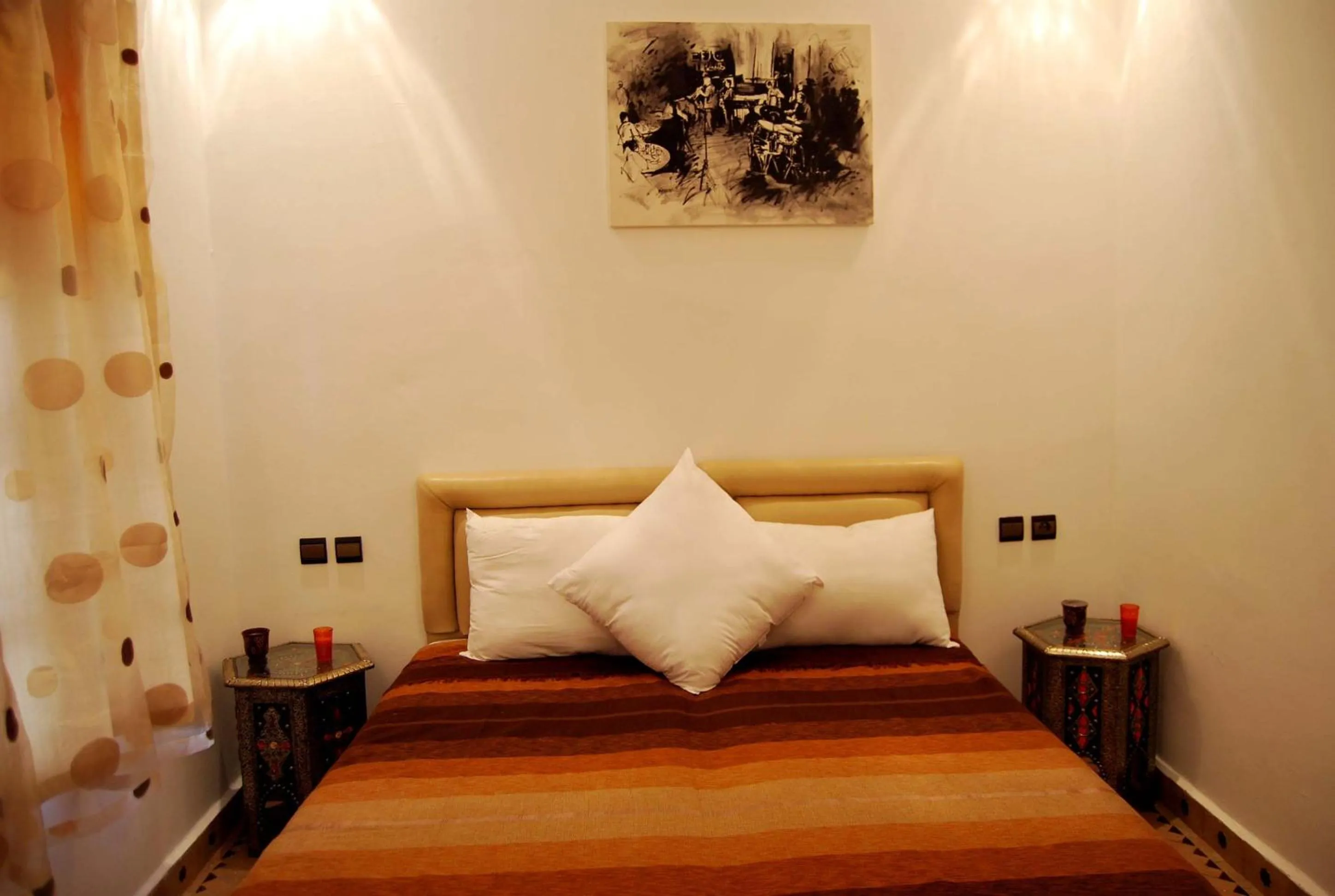 Bed in Hotel Riad Todos