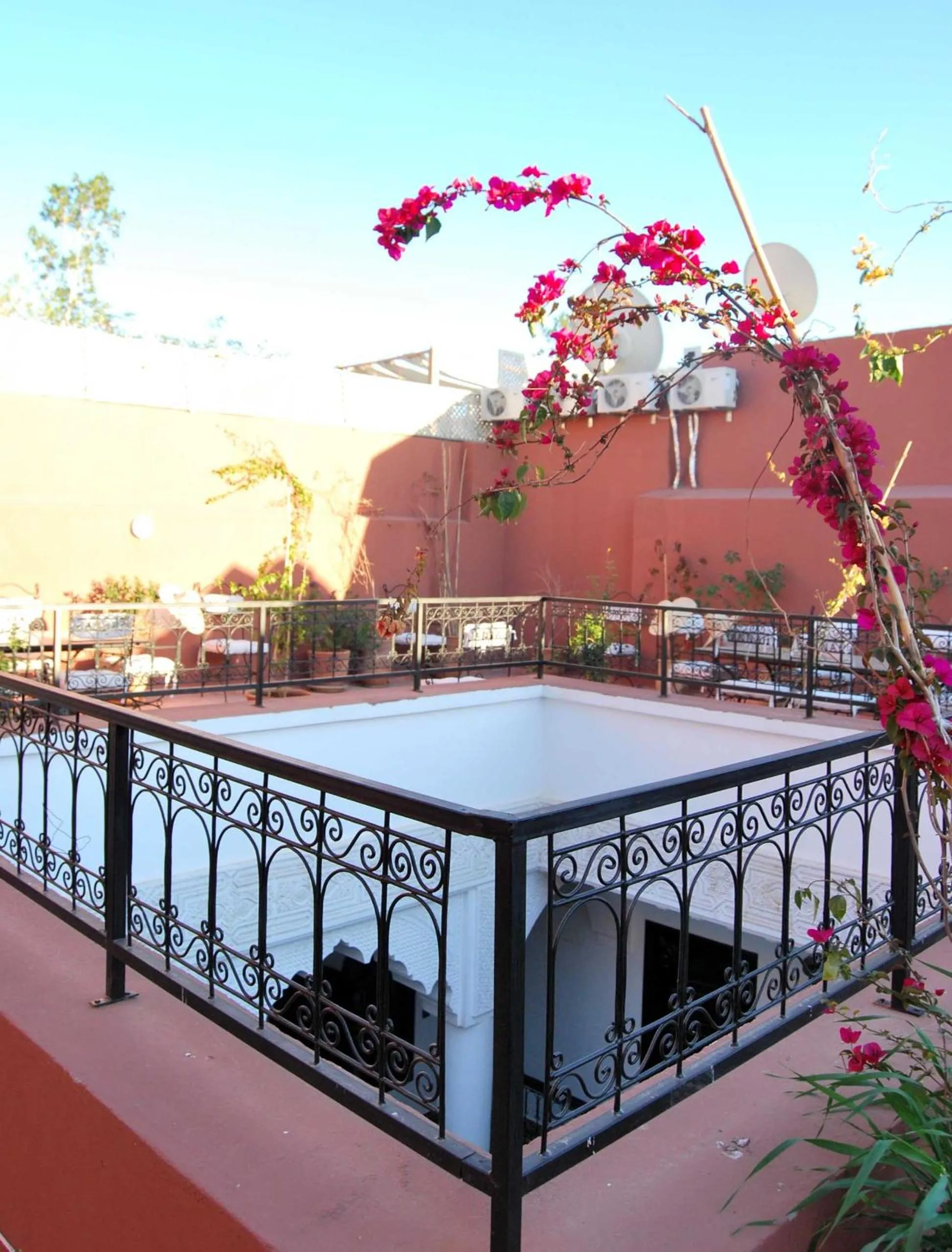 Balcony/Terrace in Hotel Riad Todos
