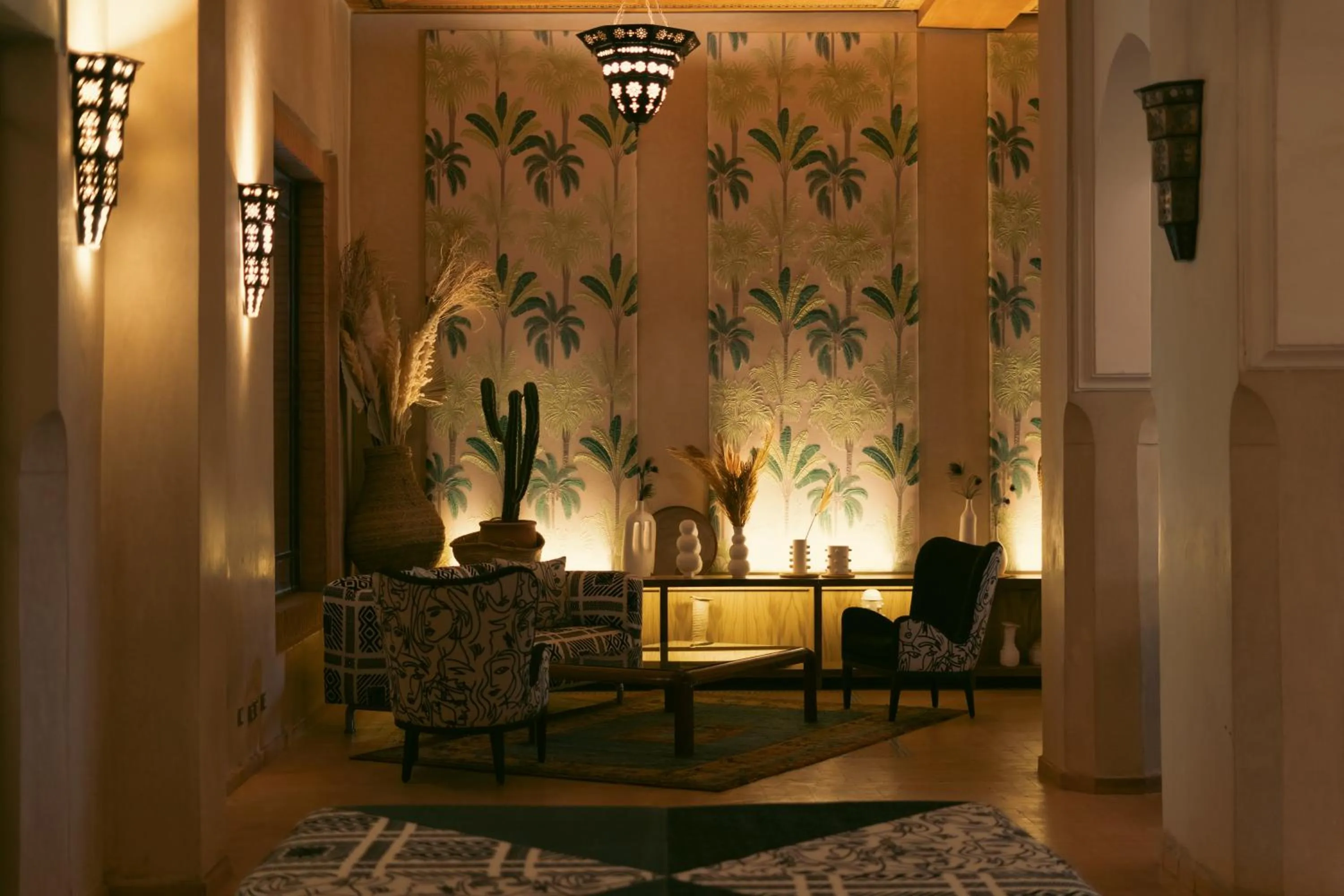 Living room in Jaal Riad Resort