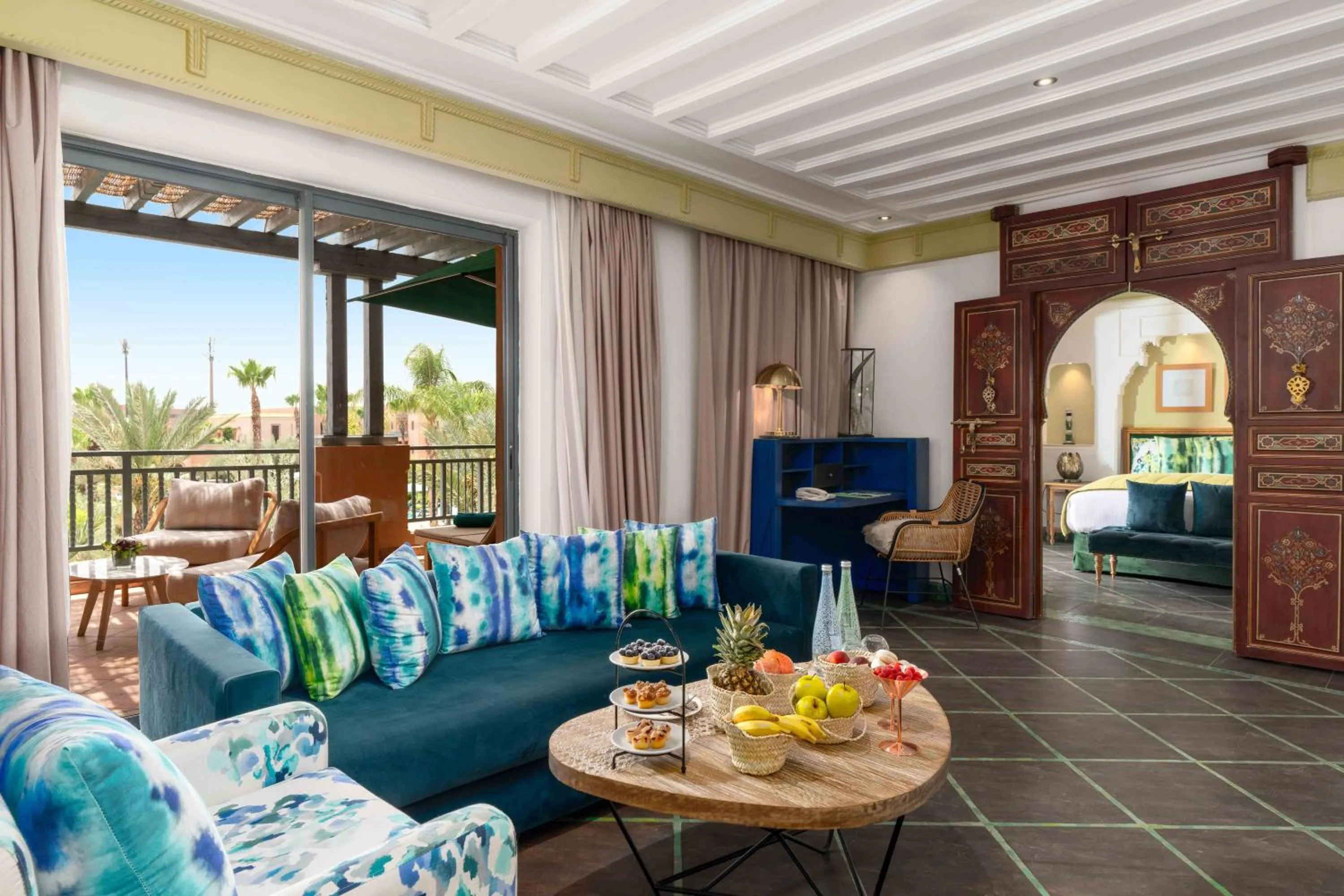 Living room in Jaal Riad Resort