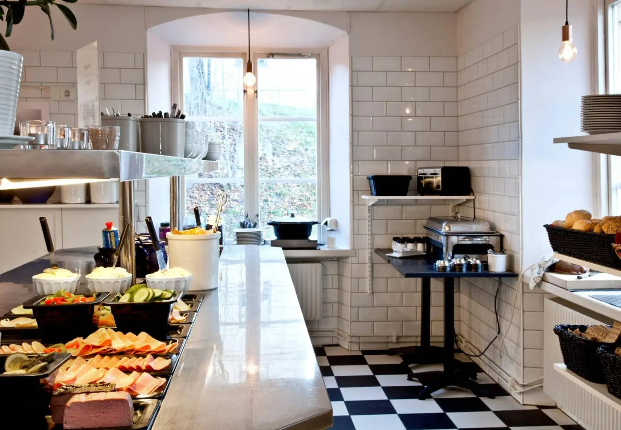 Buffet breakfast in STF Stockholm Skeppsholmen Vandrarhem Buffet breakfast in STF Stockholm Skeppsholmen Vandrarhem