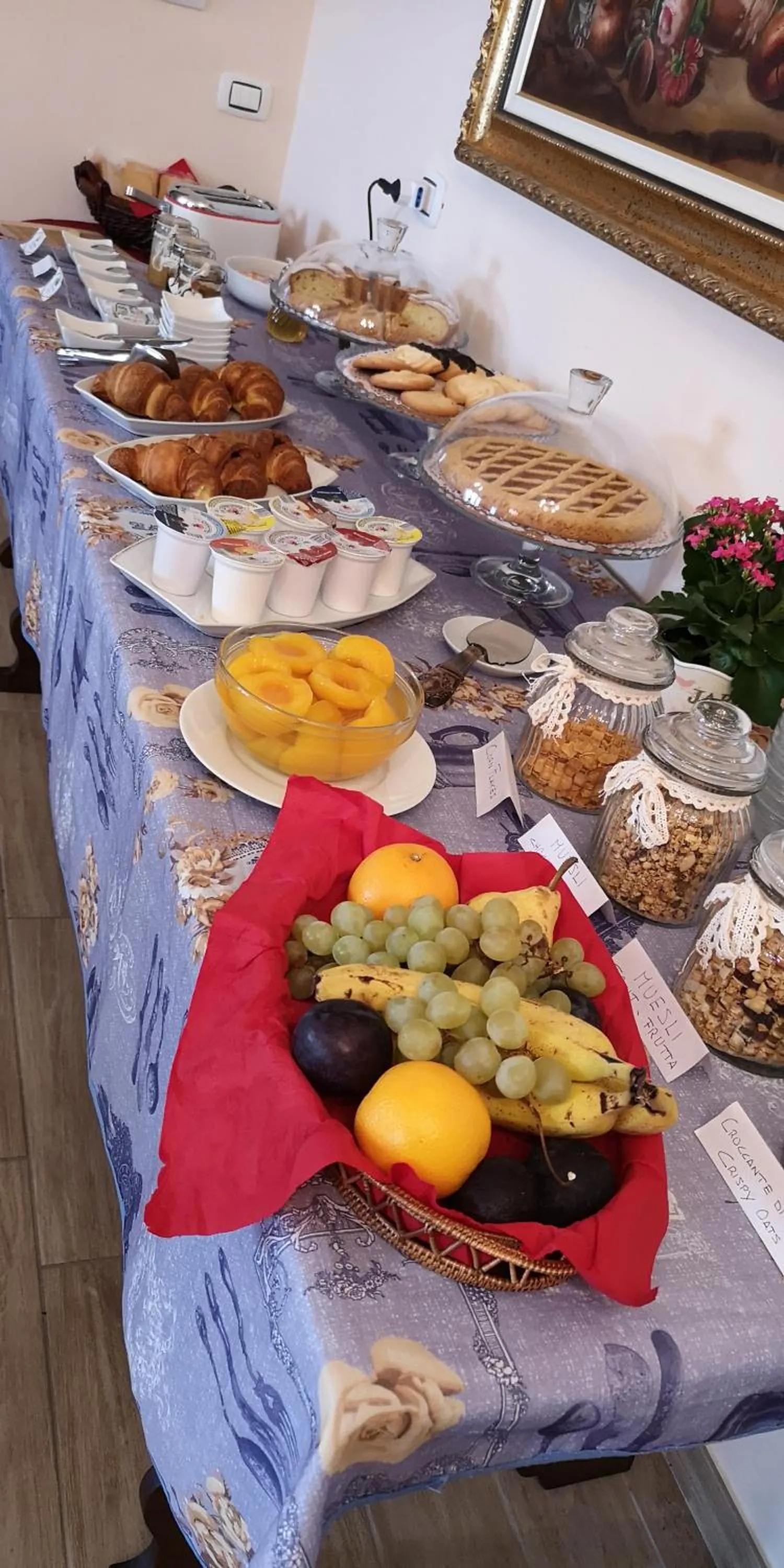 Buffet breakfast in B&B Paola e Francesco