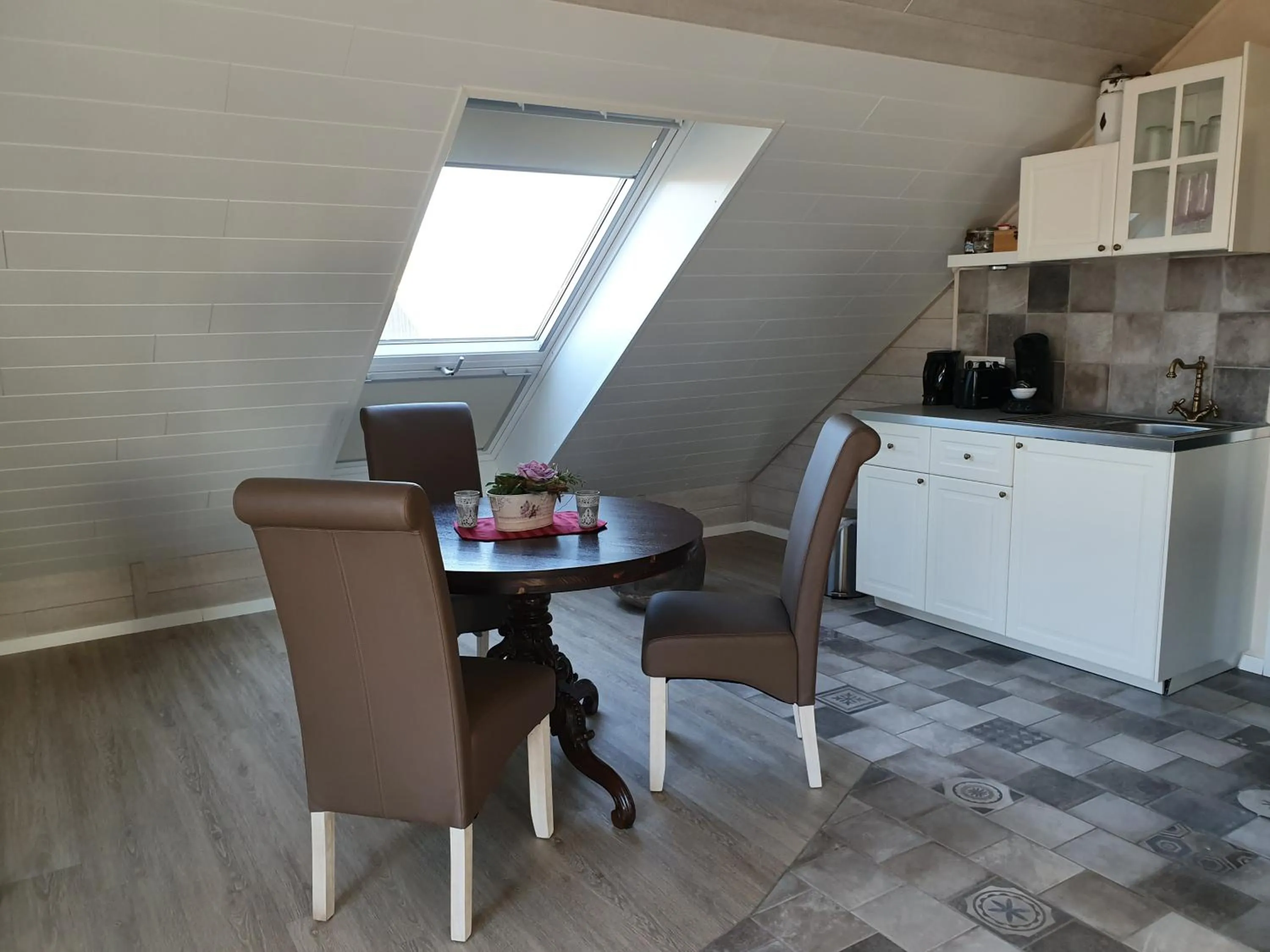 Kitchen or kitchenette in Apartmenthaus in Walle