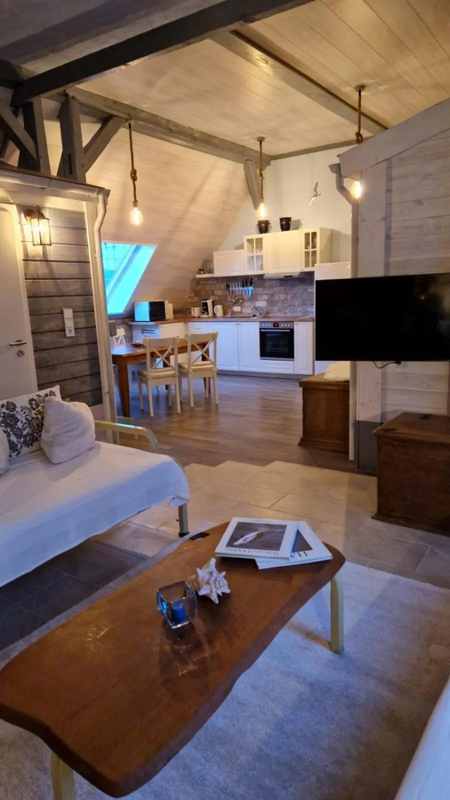 Kitchen or kitchenette in Apartmenthaus in Walle