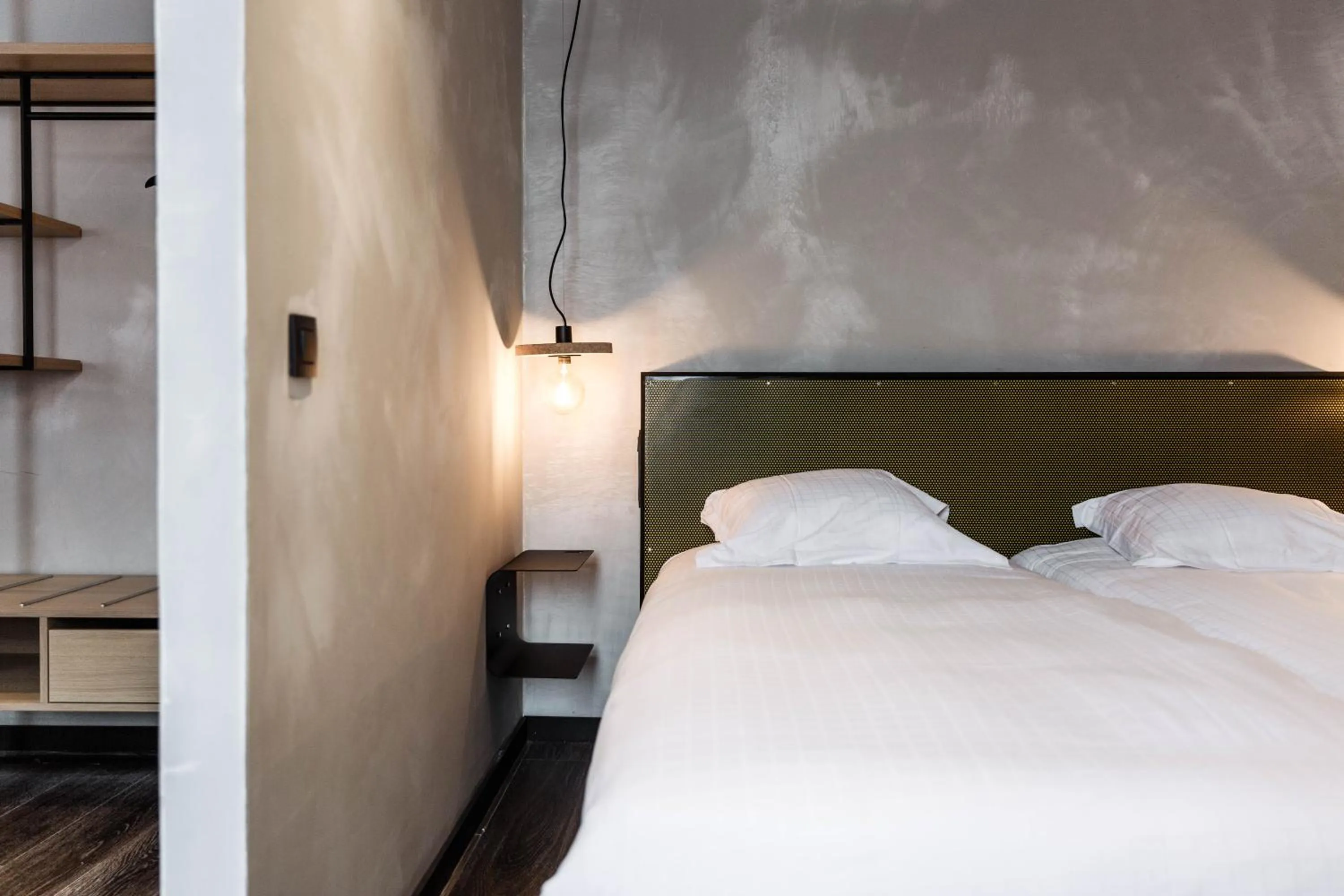 Bed in Upstairs Hotel