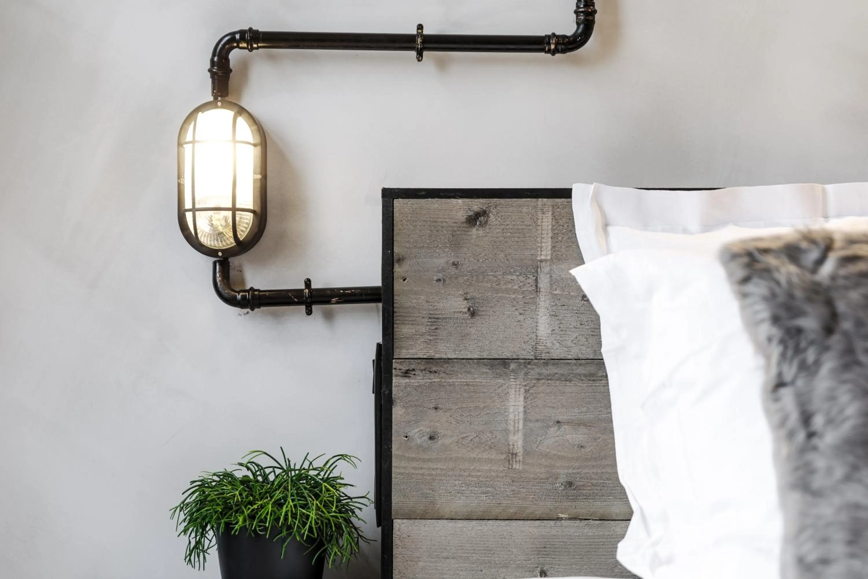 Bed in Upstairs Hotel