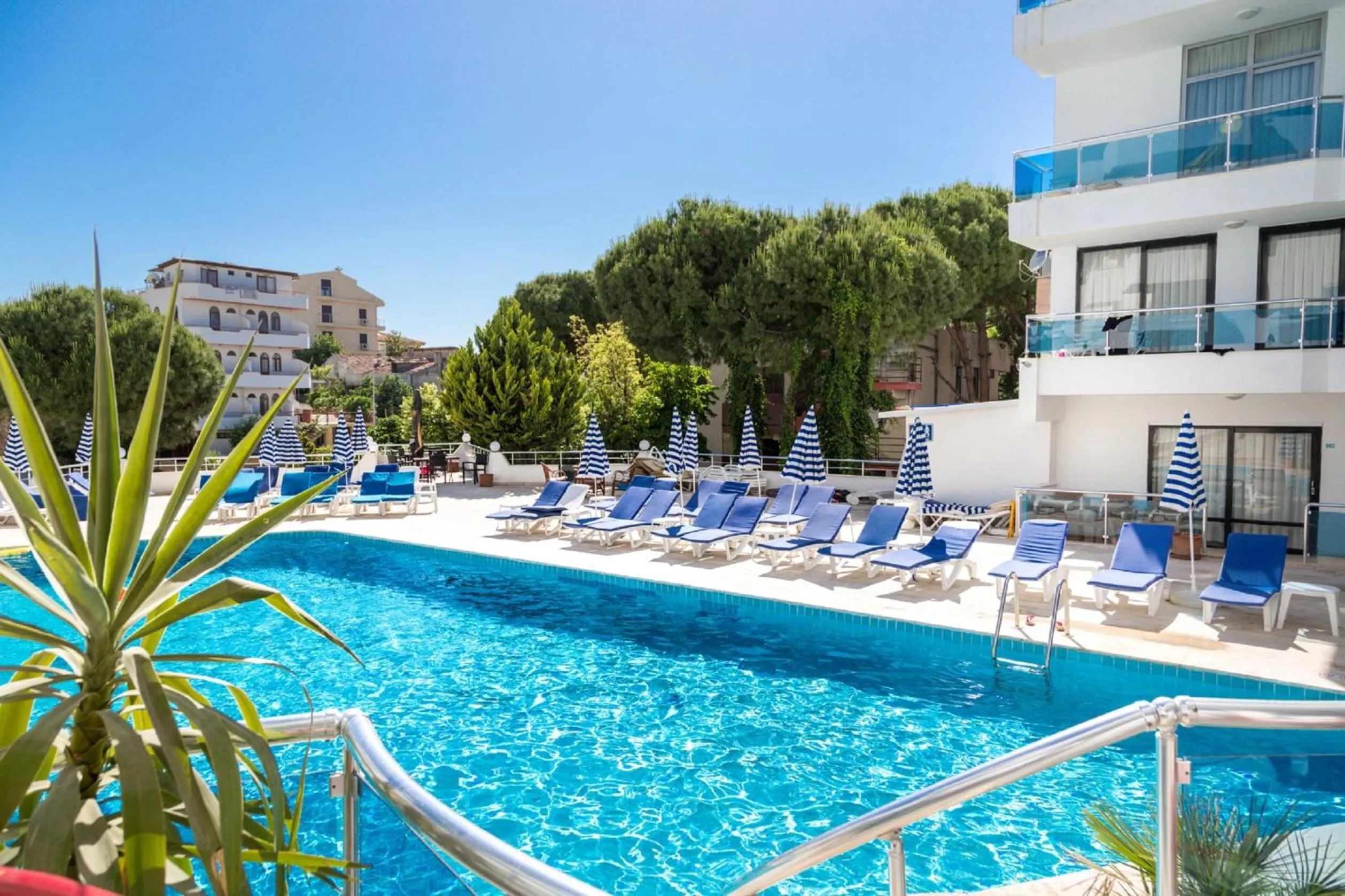 Pool view in Ponz Hotel