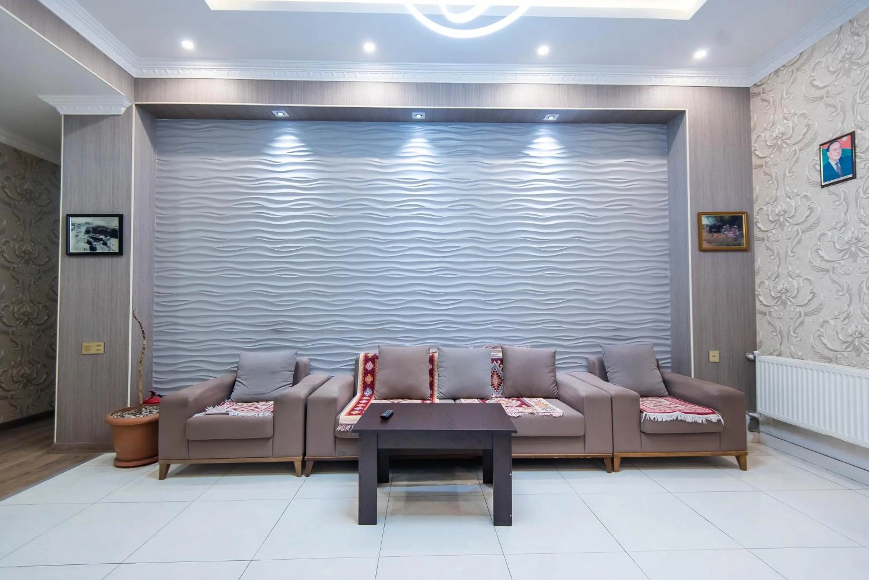 Lobby or reception in Damla Hotel Baku