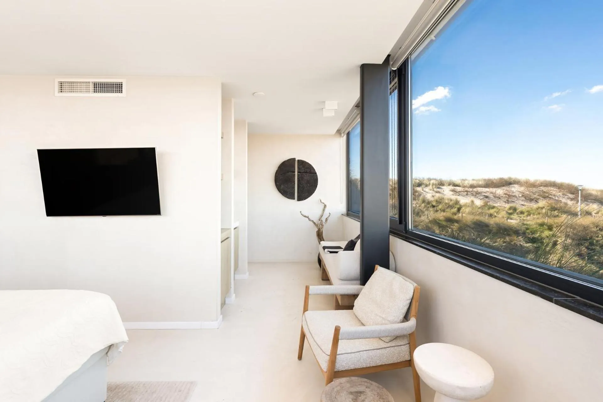 Seating area in Duinhotel Tien Torens