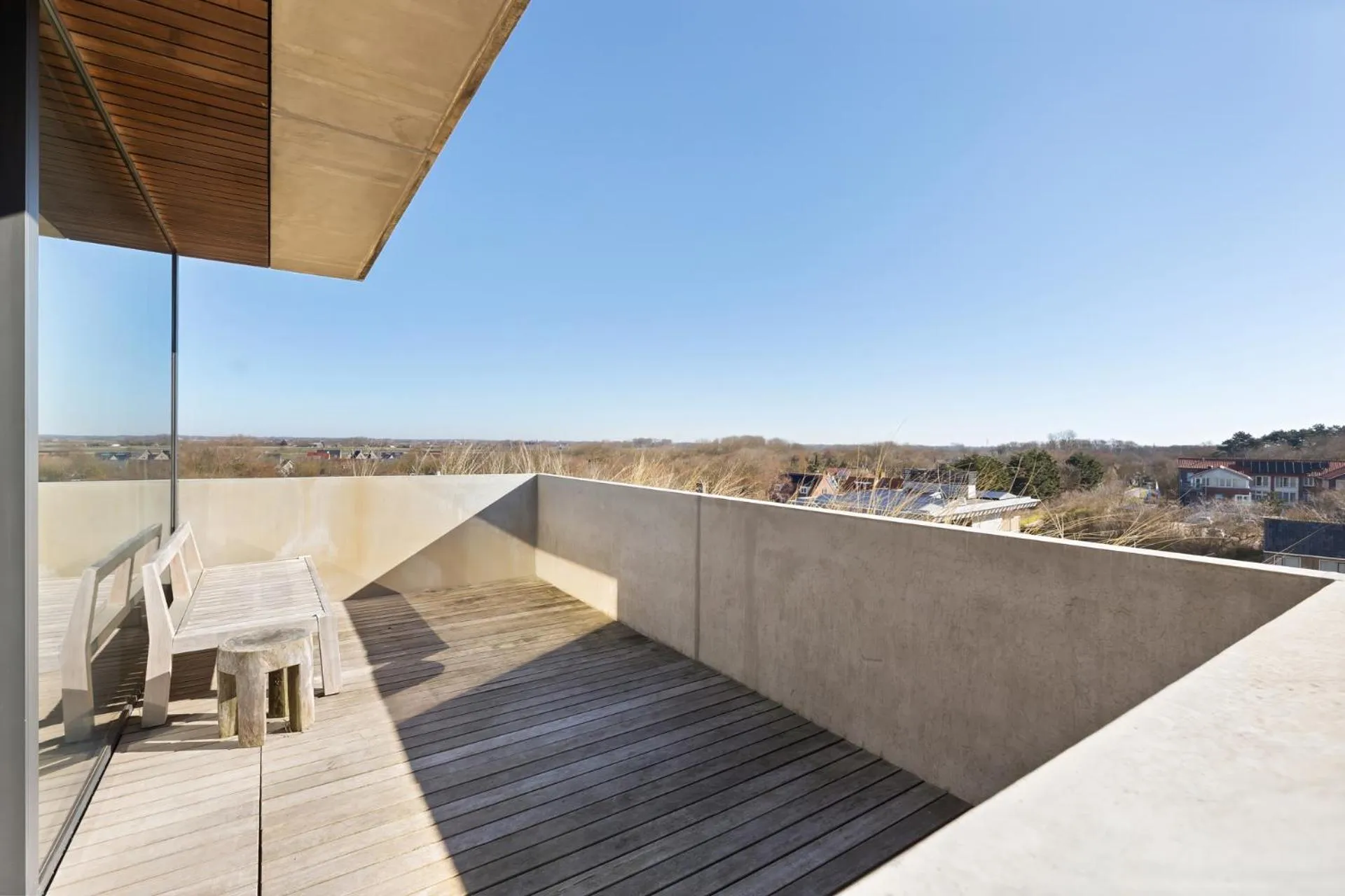 Balcony/Terrace in Duinhotel Tien Torens