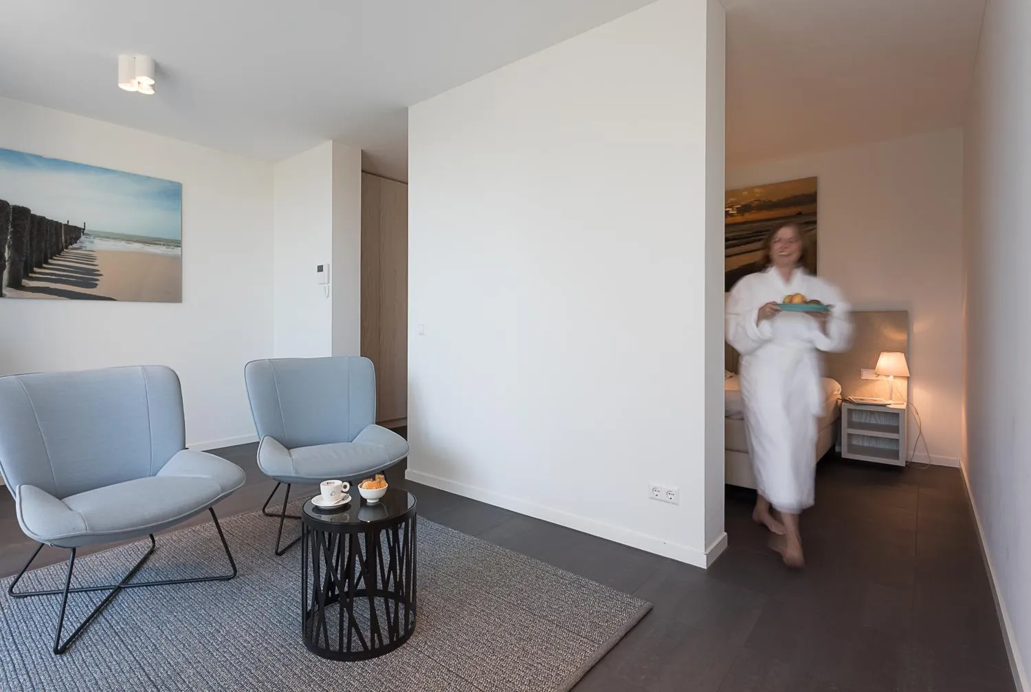 Seating area in Duinhotel Tien Torens