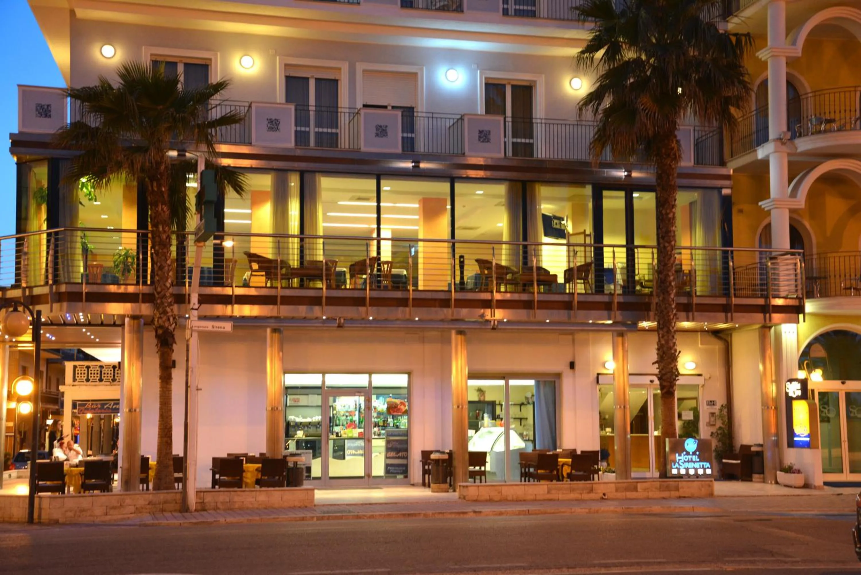 Facade/entrance in Hotel La Sirenetta