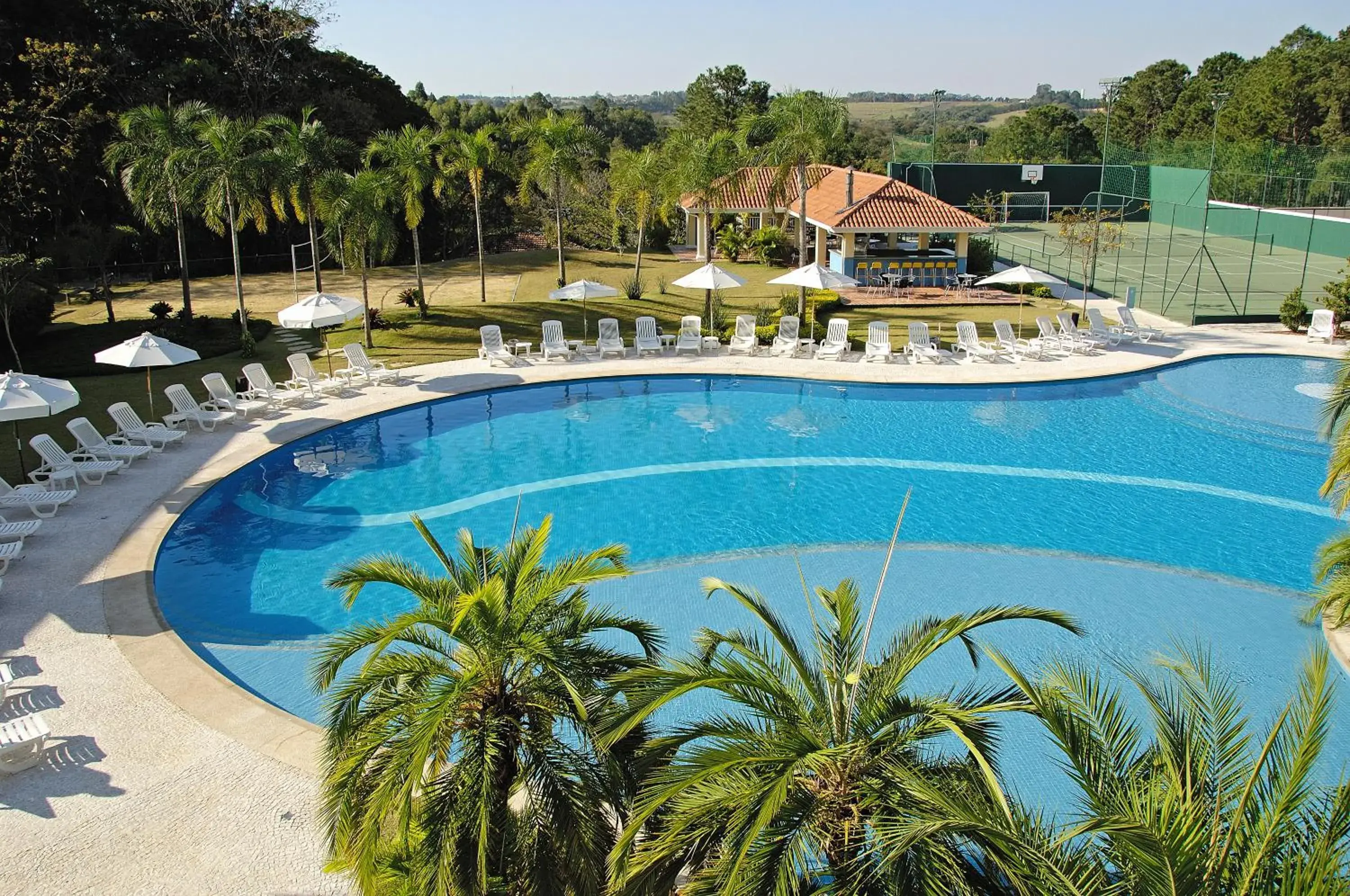 Swimming pool in Vitória Hotel Convention Indaiatuba Swimming pool in Vitória Hotel Convention Indaiatuba