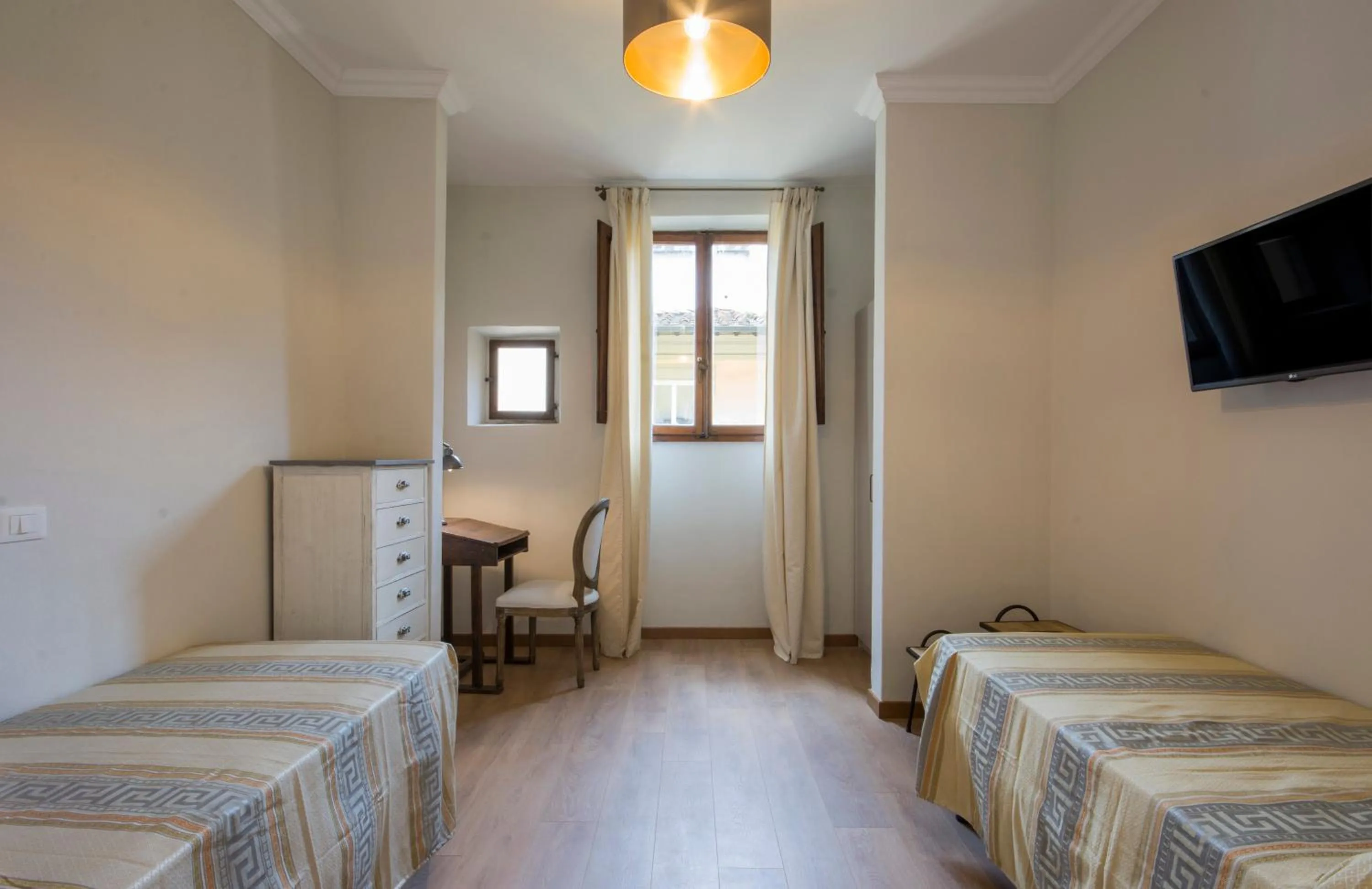 Bedroom, Bed in Iris Apartments by Mmega