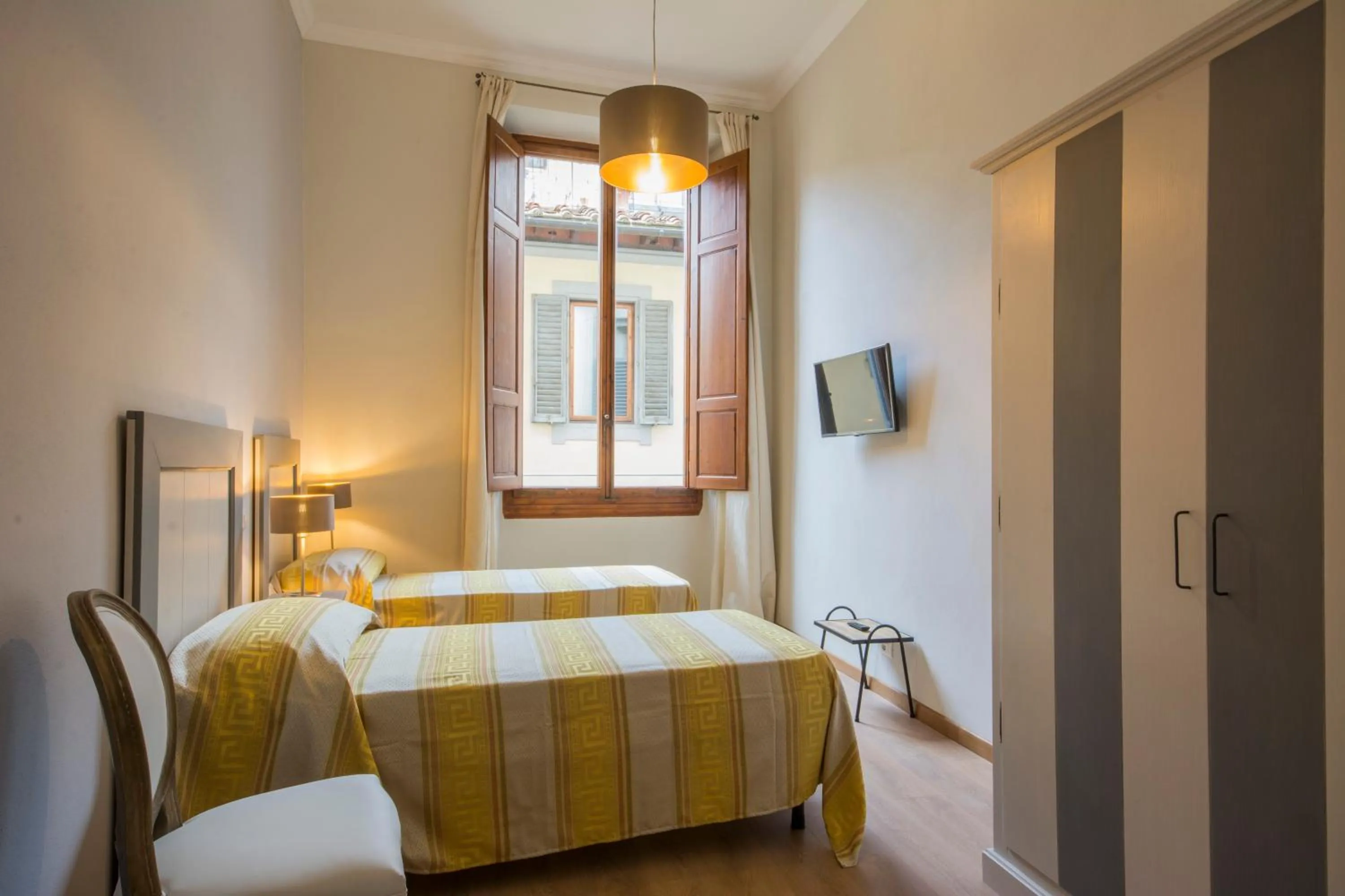 Bedroom, Bed in Iris Apartments by Mmega