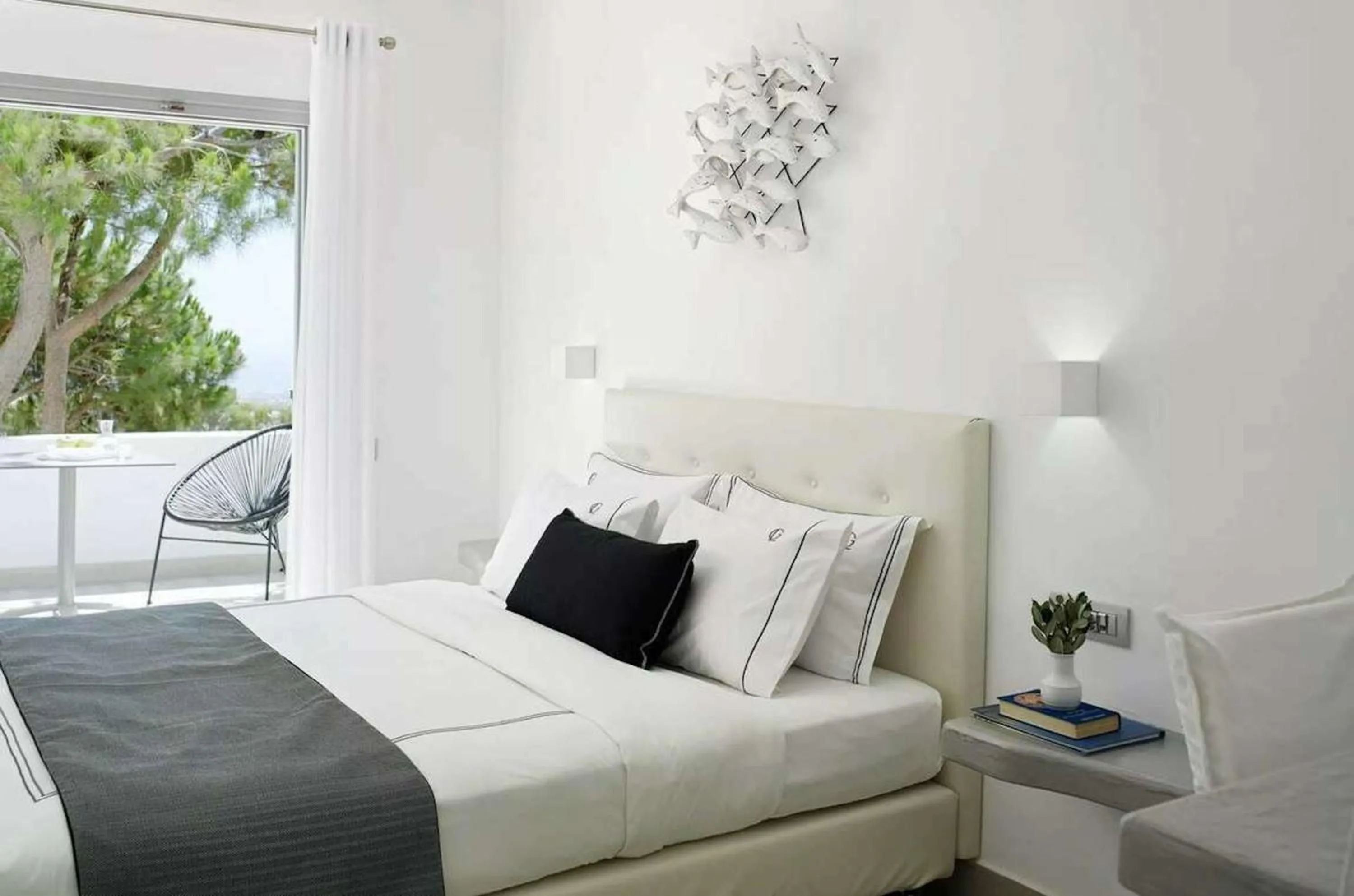 Bed in Kalisti Hotel & Suites