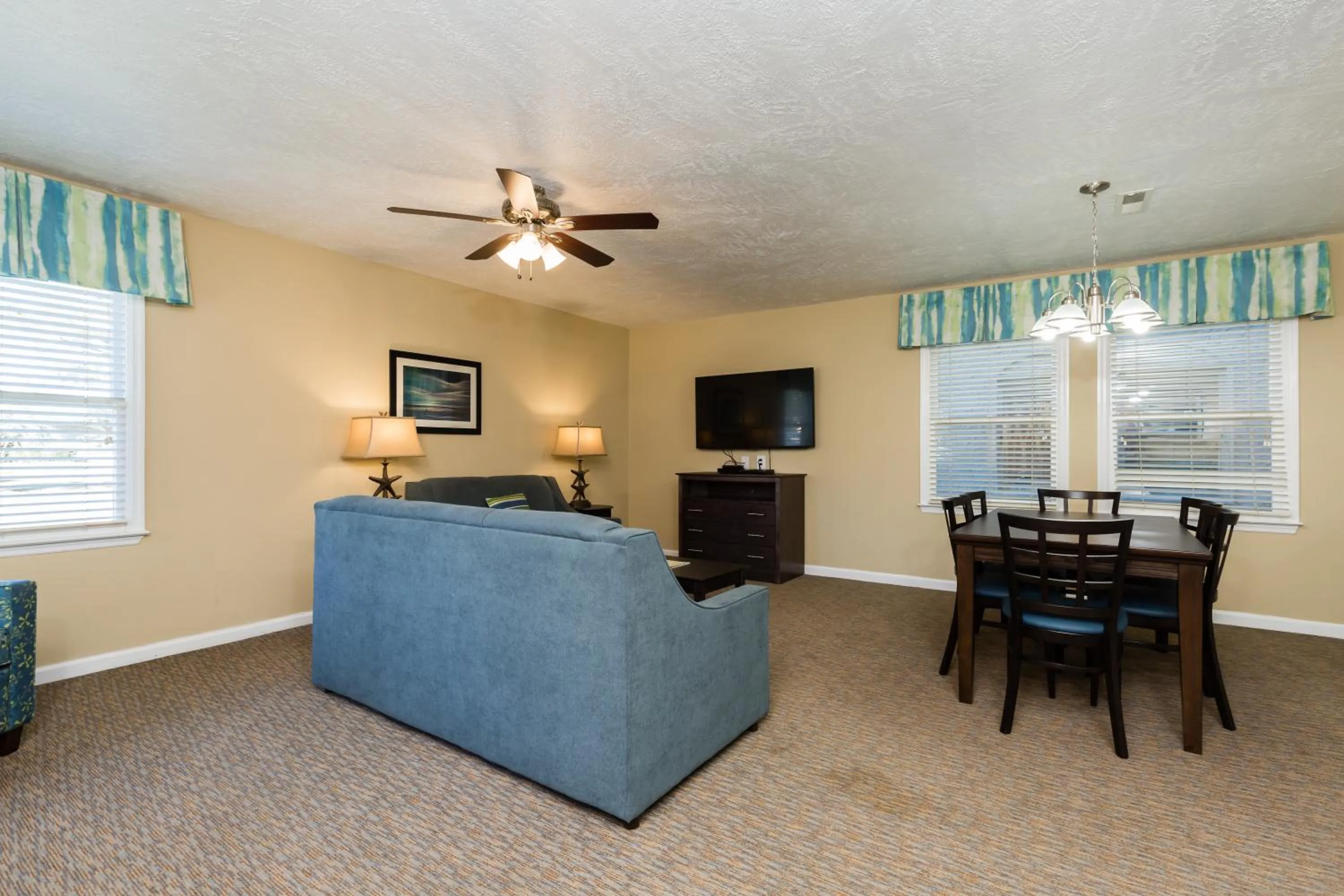 Living room in Country Club Villas