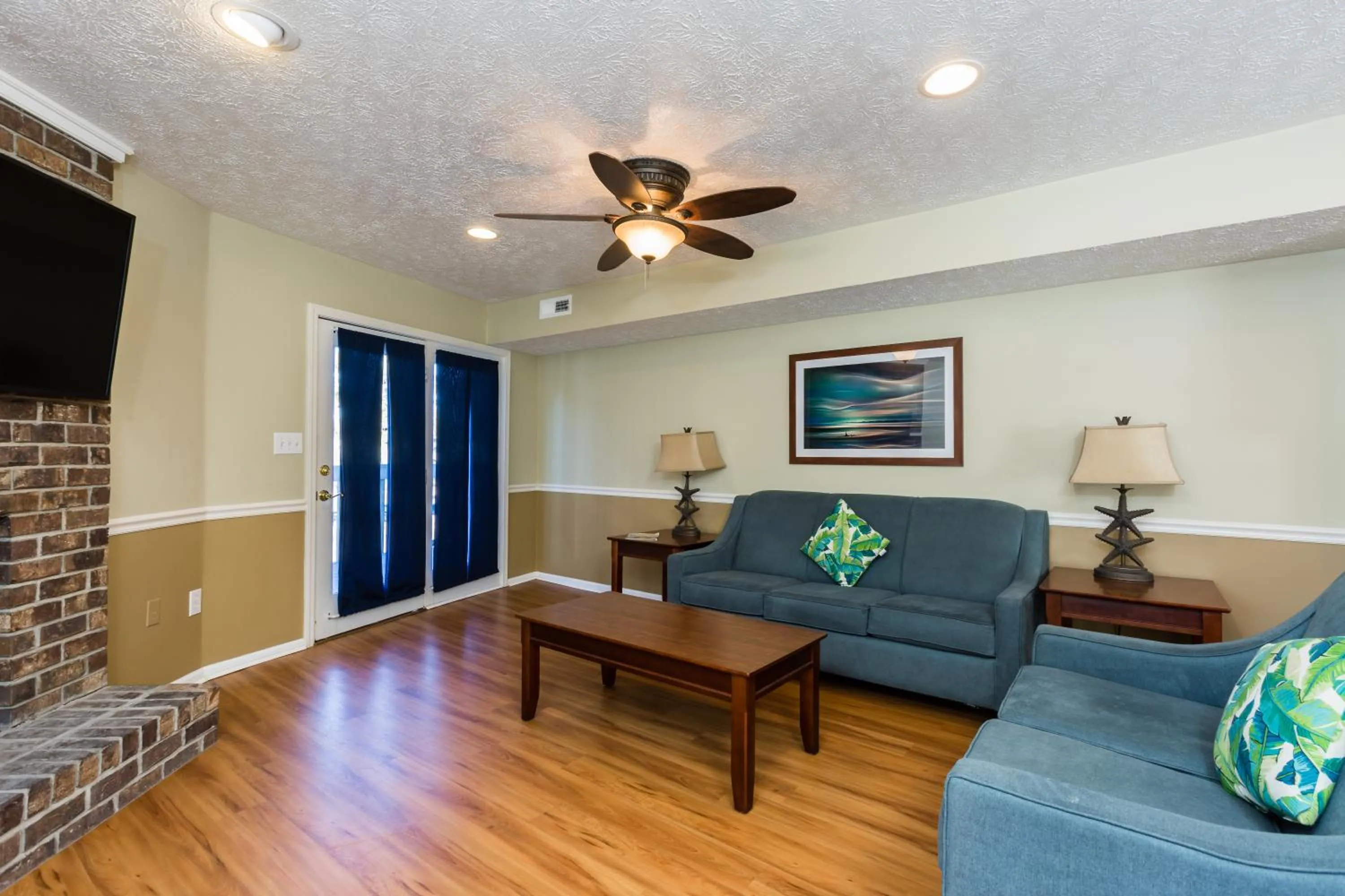 Living room in Country Club Villas