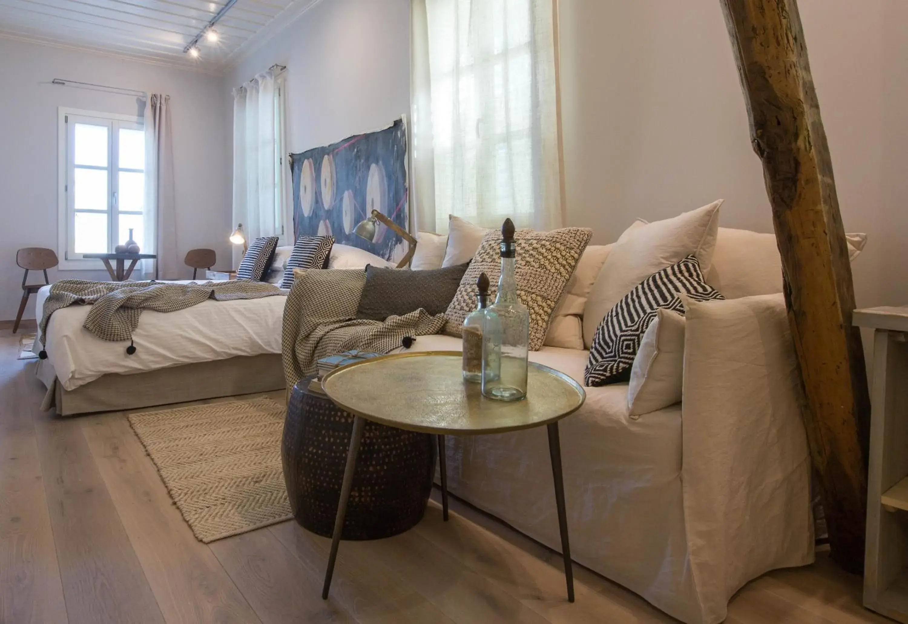 Living room in Amymone Suites Living room in Amymone Suites