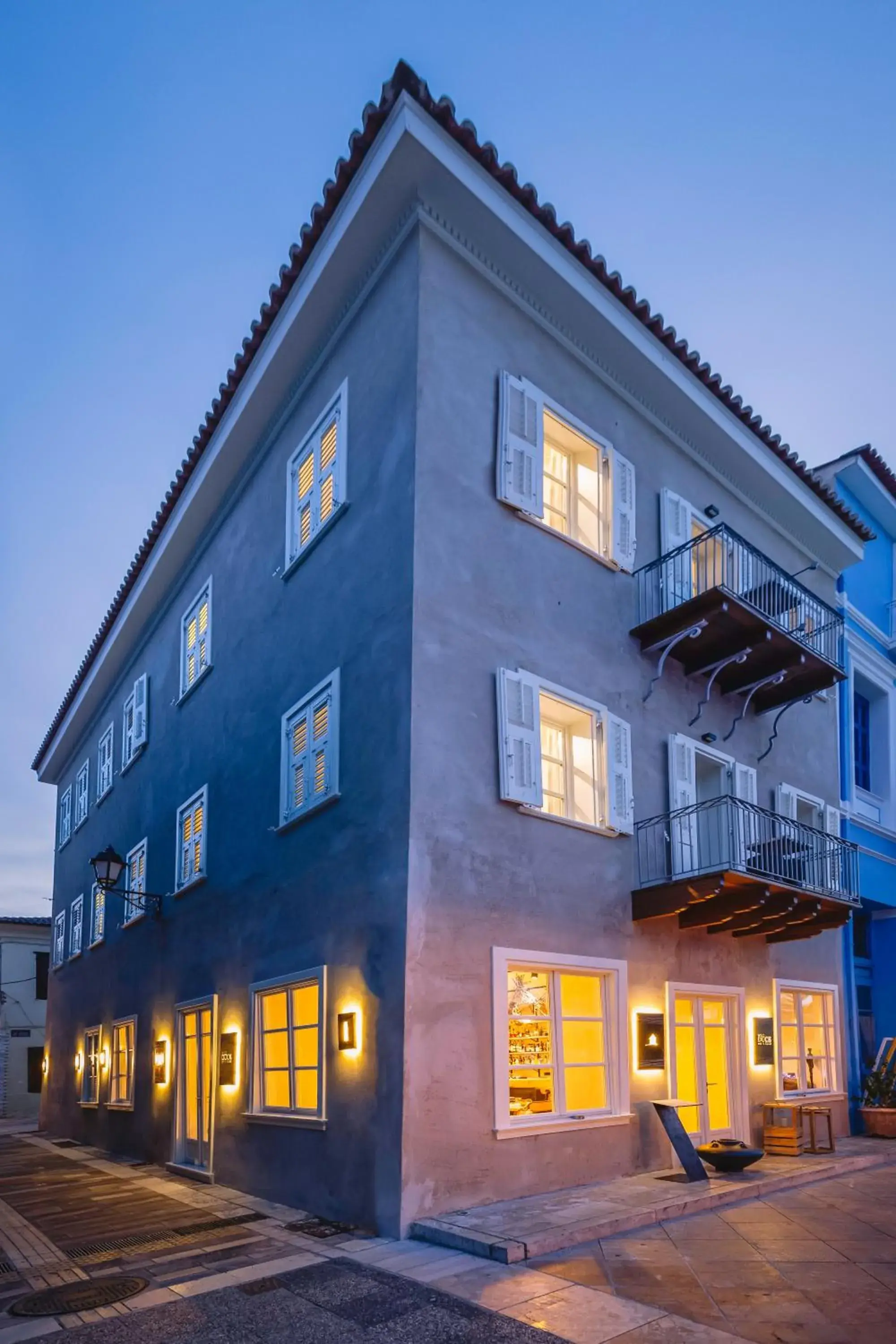 Property building in Amymone Suites Property building in Amymone Suites