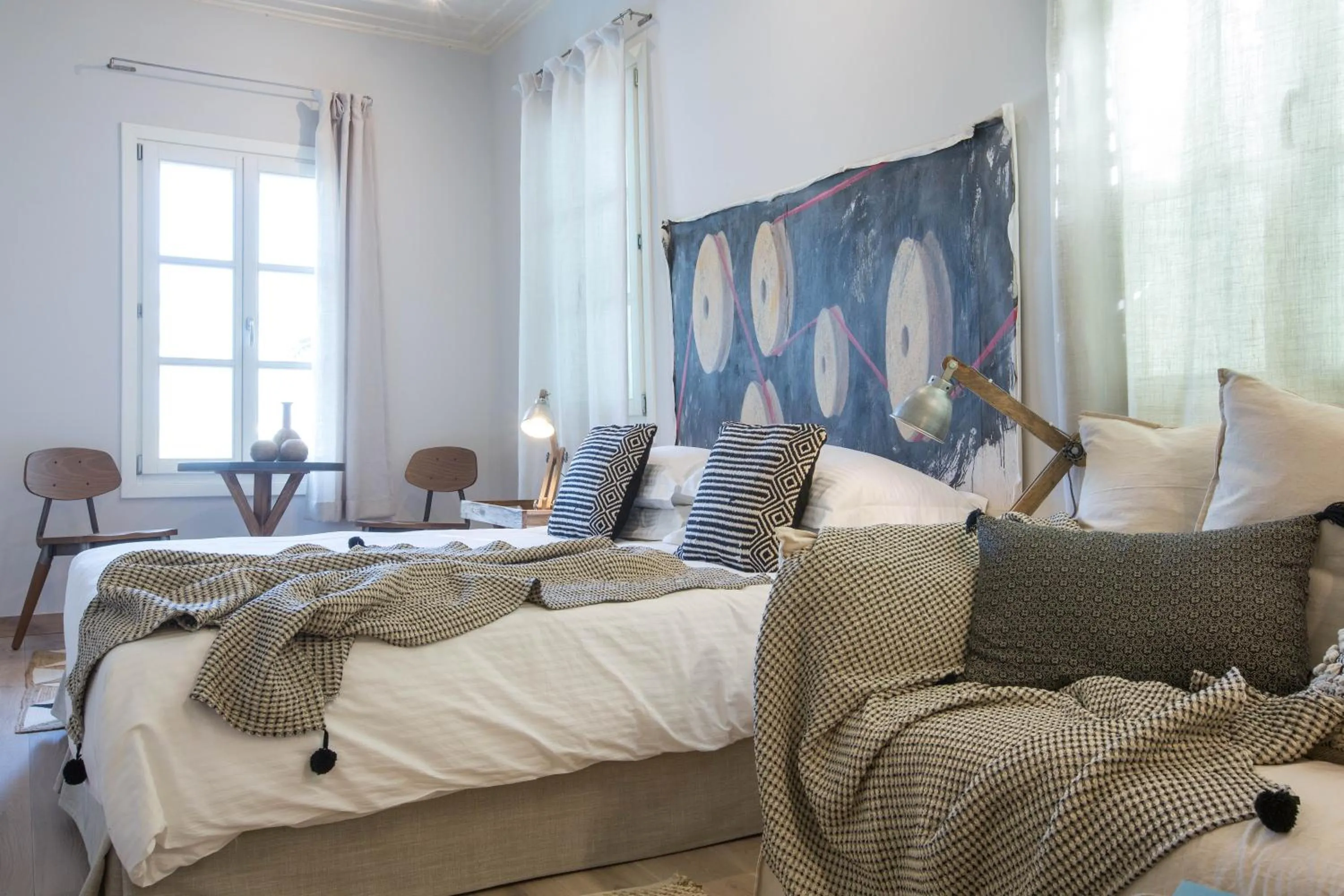 Photo of the whole room, Bed in Amymone Suites