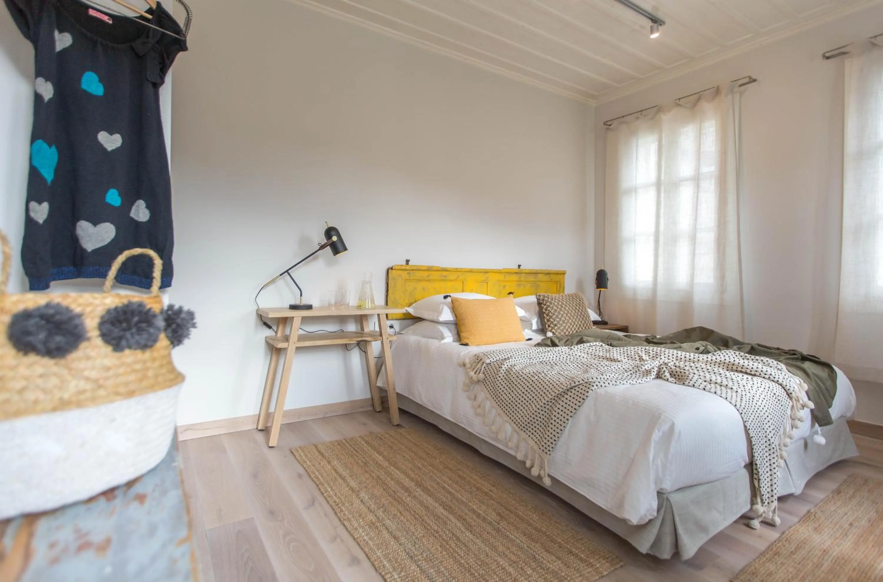 Bed in Amymone Suites