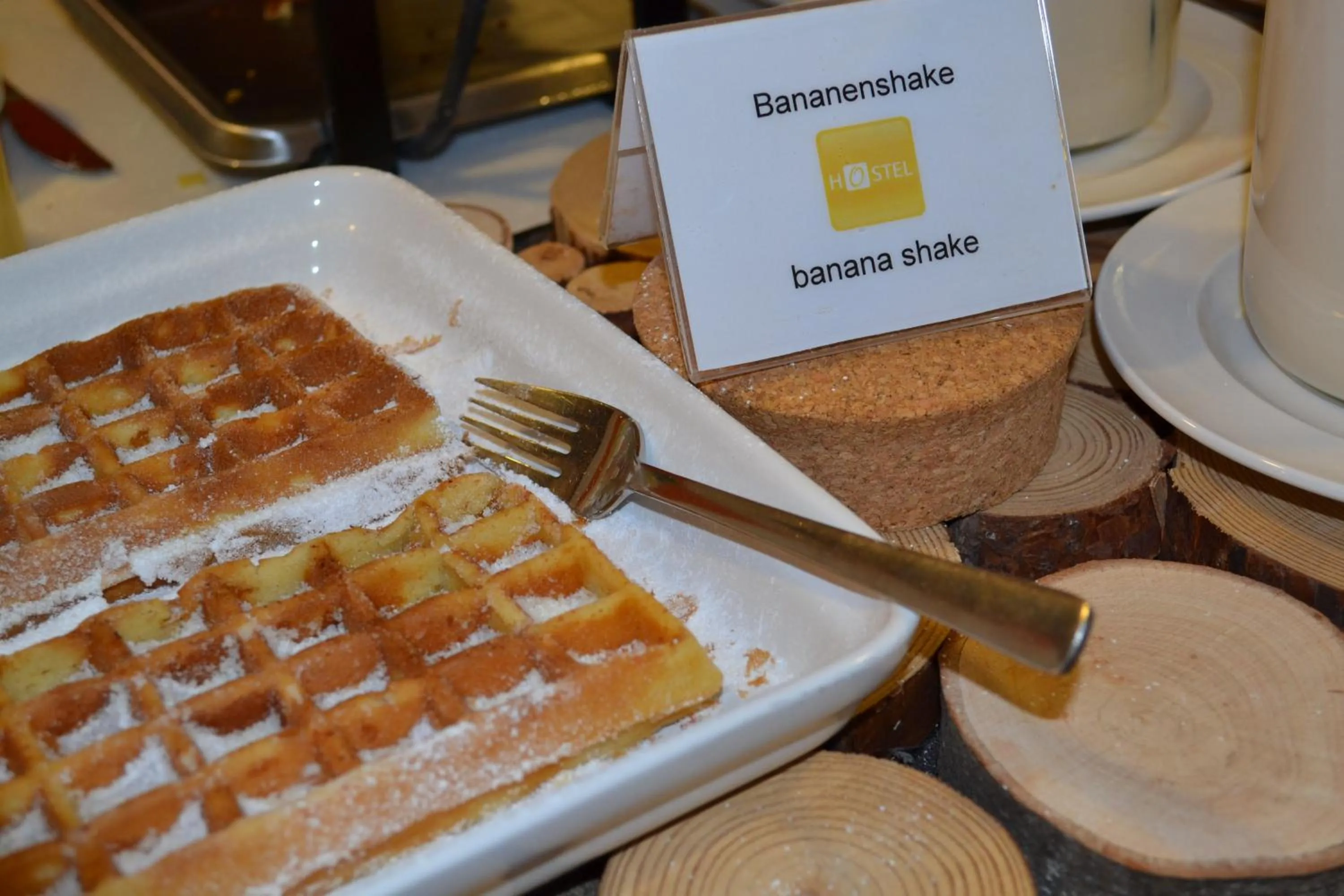 Food close-up in Hostel Köln