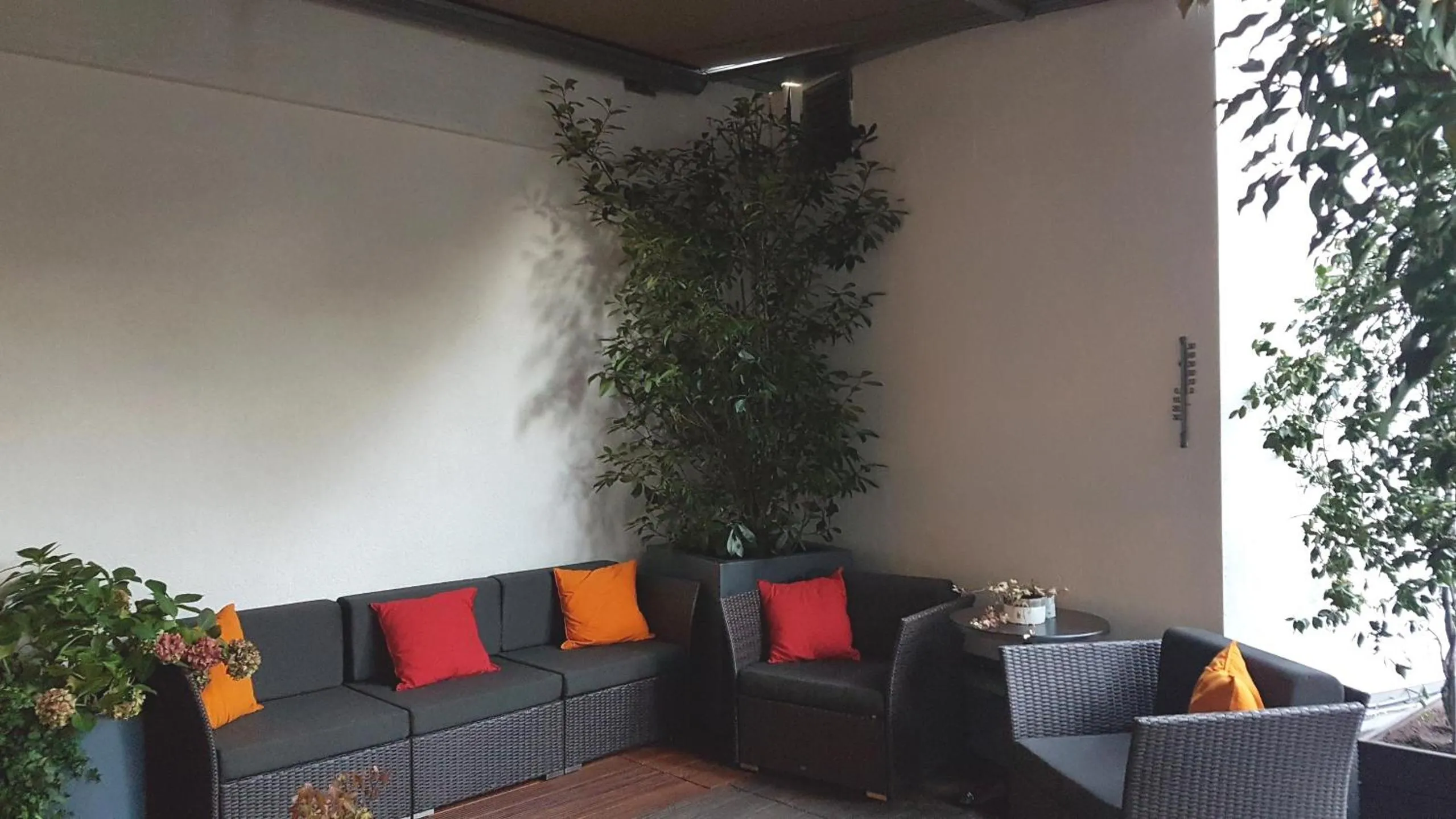 Patio in Hostel Köln