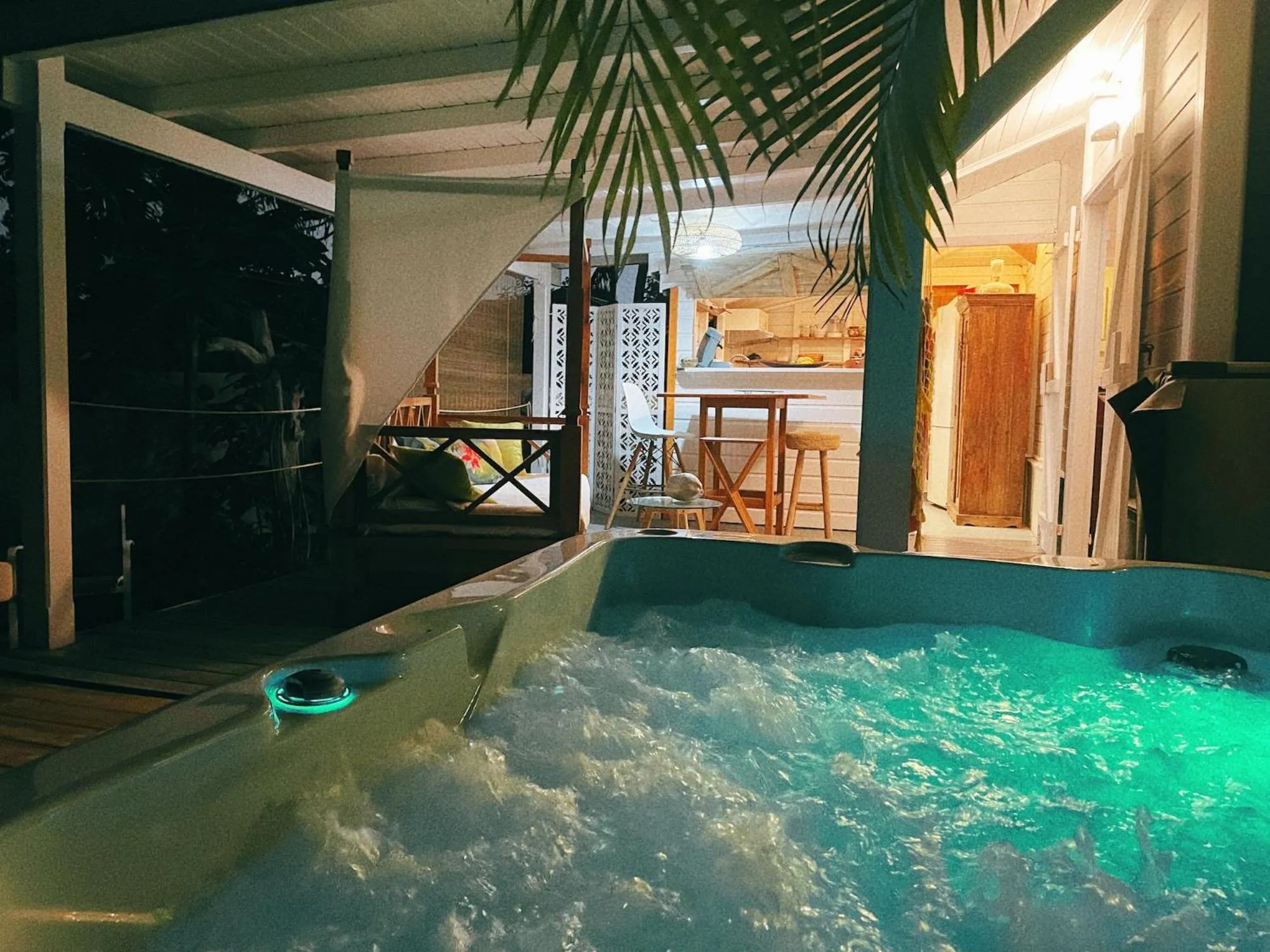 Maison 1 pièce Karaib Lodge, jacuzzi privé