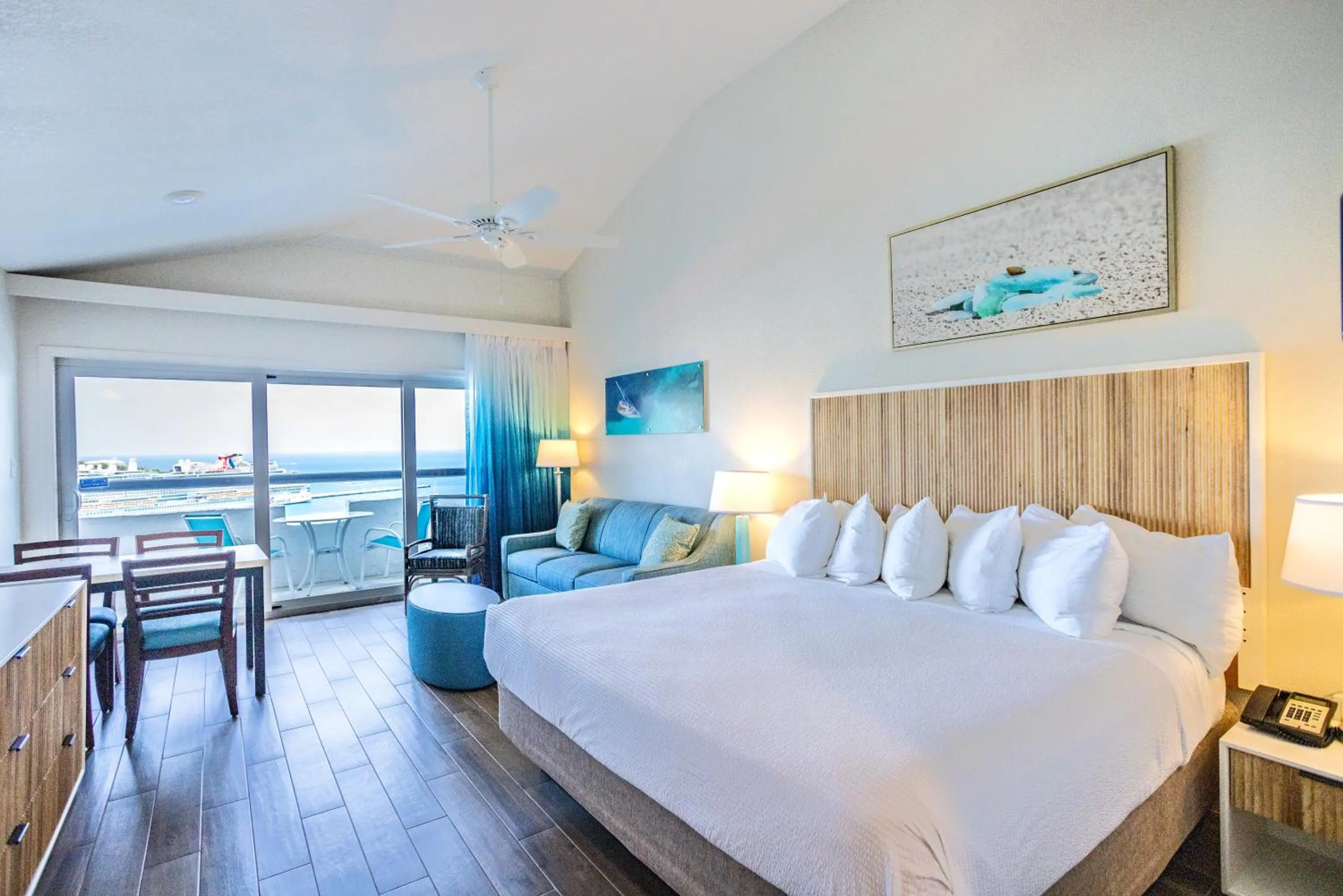 Bed in Castle Villas at Bluebeards