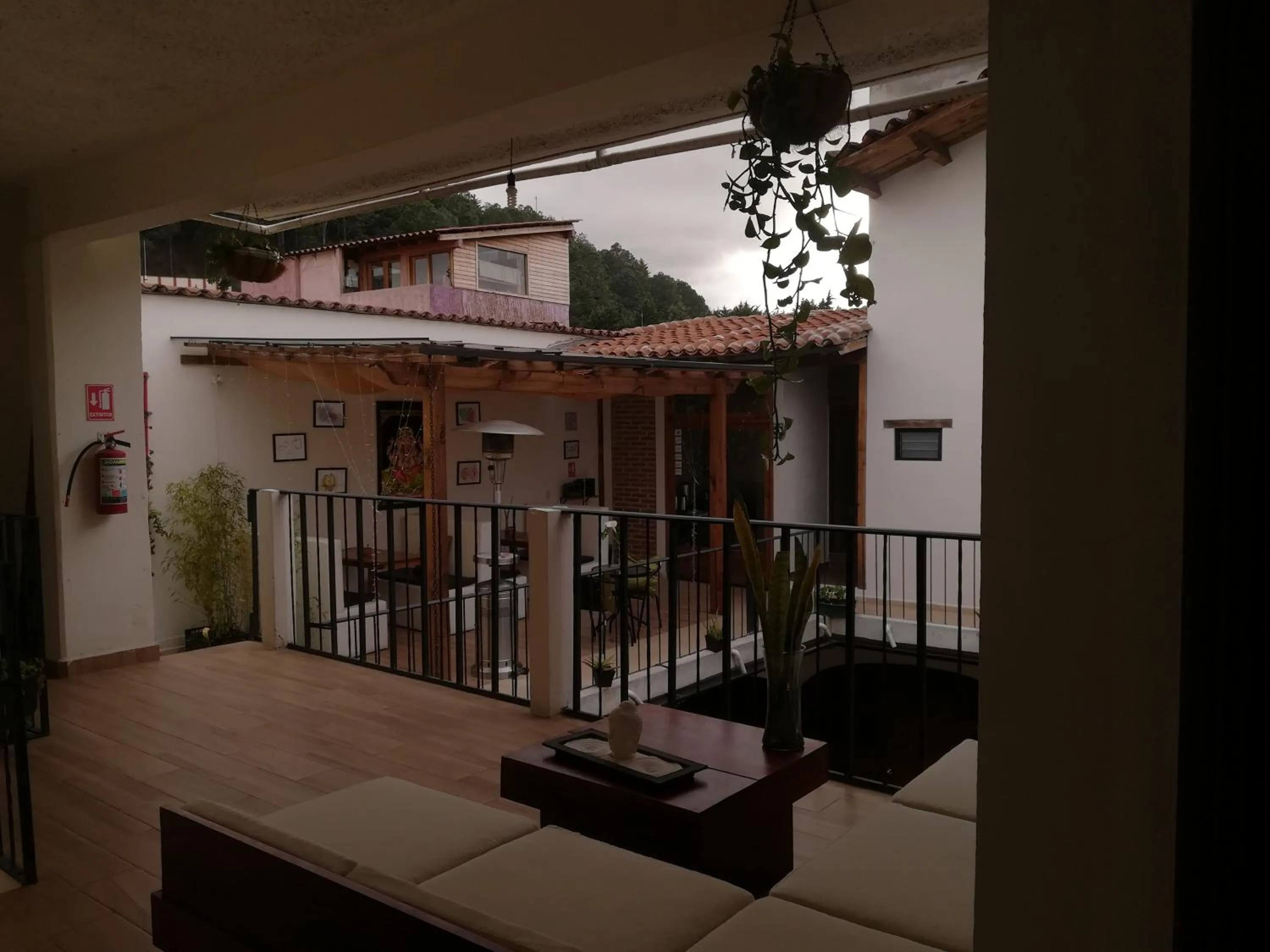 Patio in Ganesha Hotel