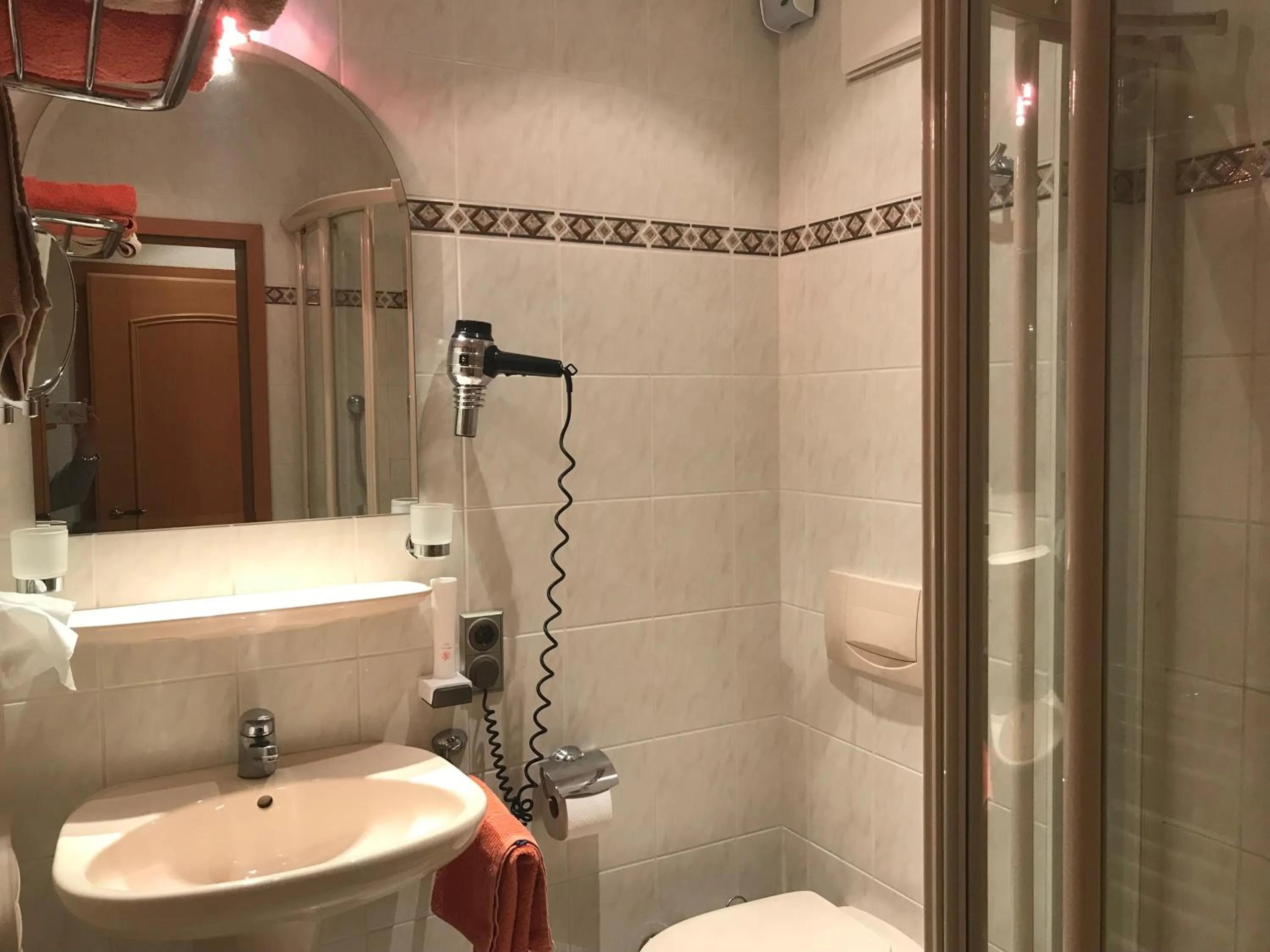 Shower in Gasthof & Hotel Goldener Hirsch