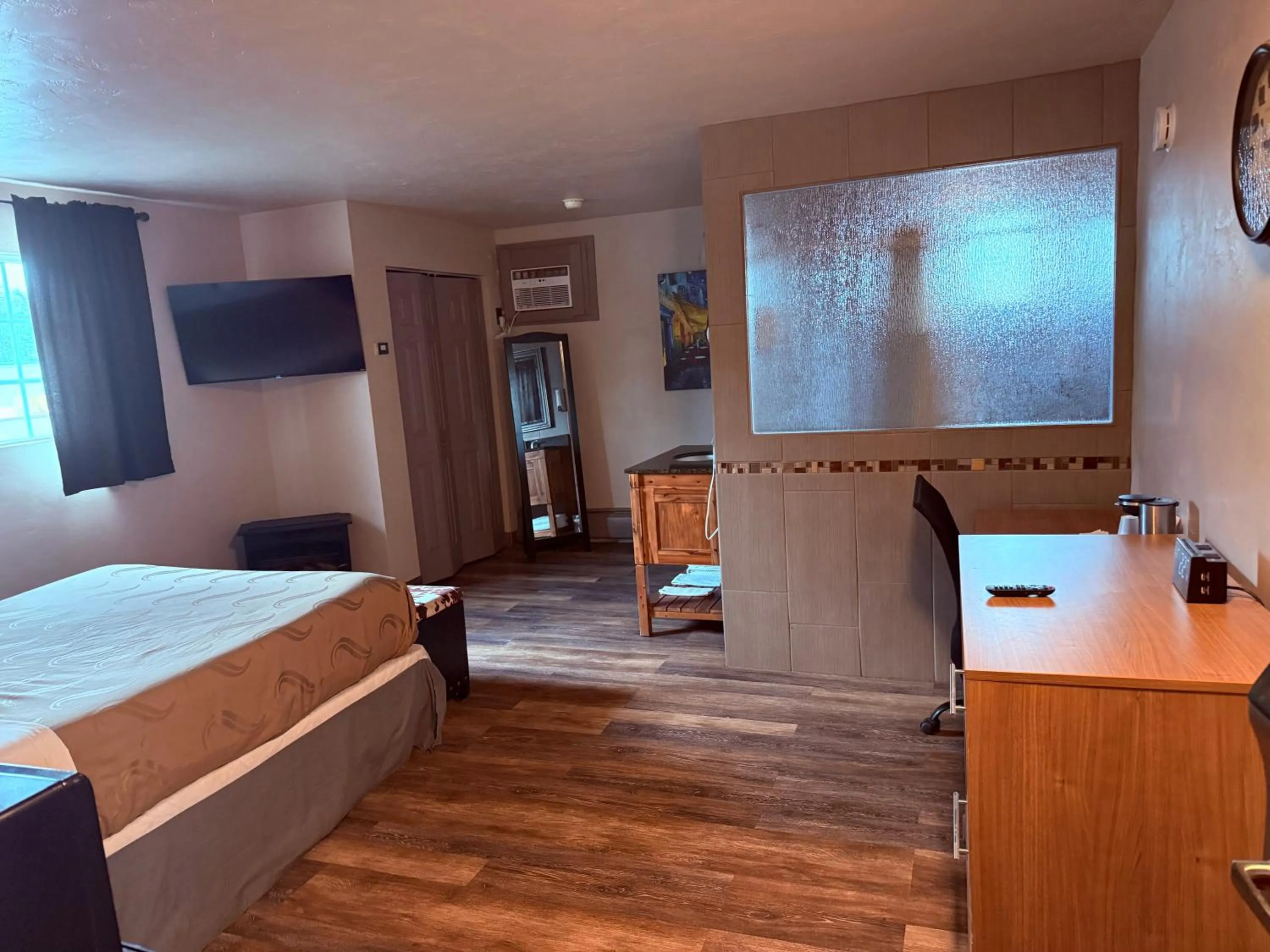 Bed in Adobe Inn Durango