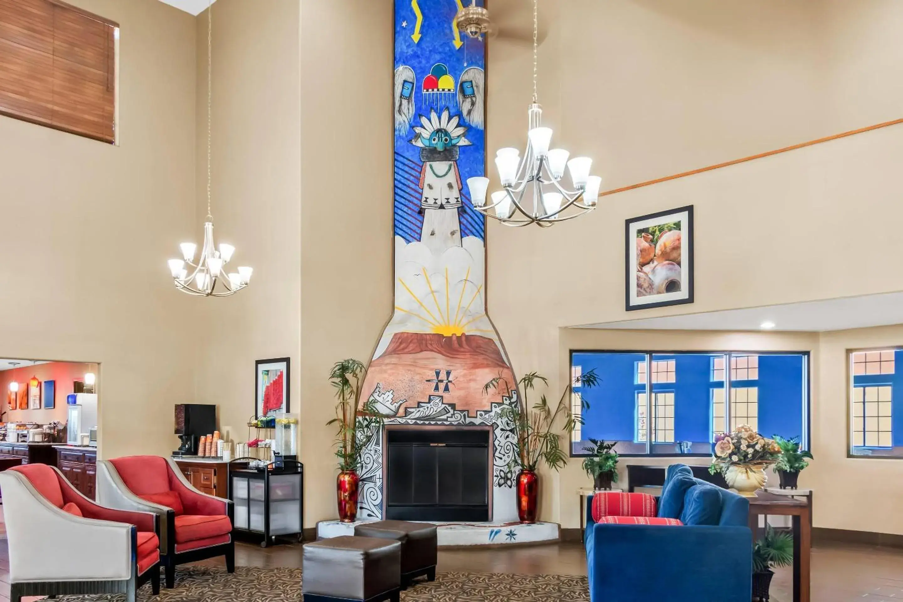 Lobby or reception in Comfort Inn Santa Fe South Lobby or reception in Comfort Inn Santa Fe South