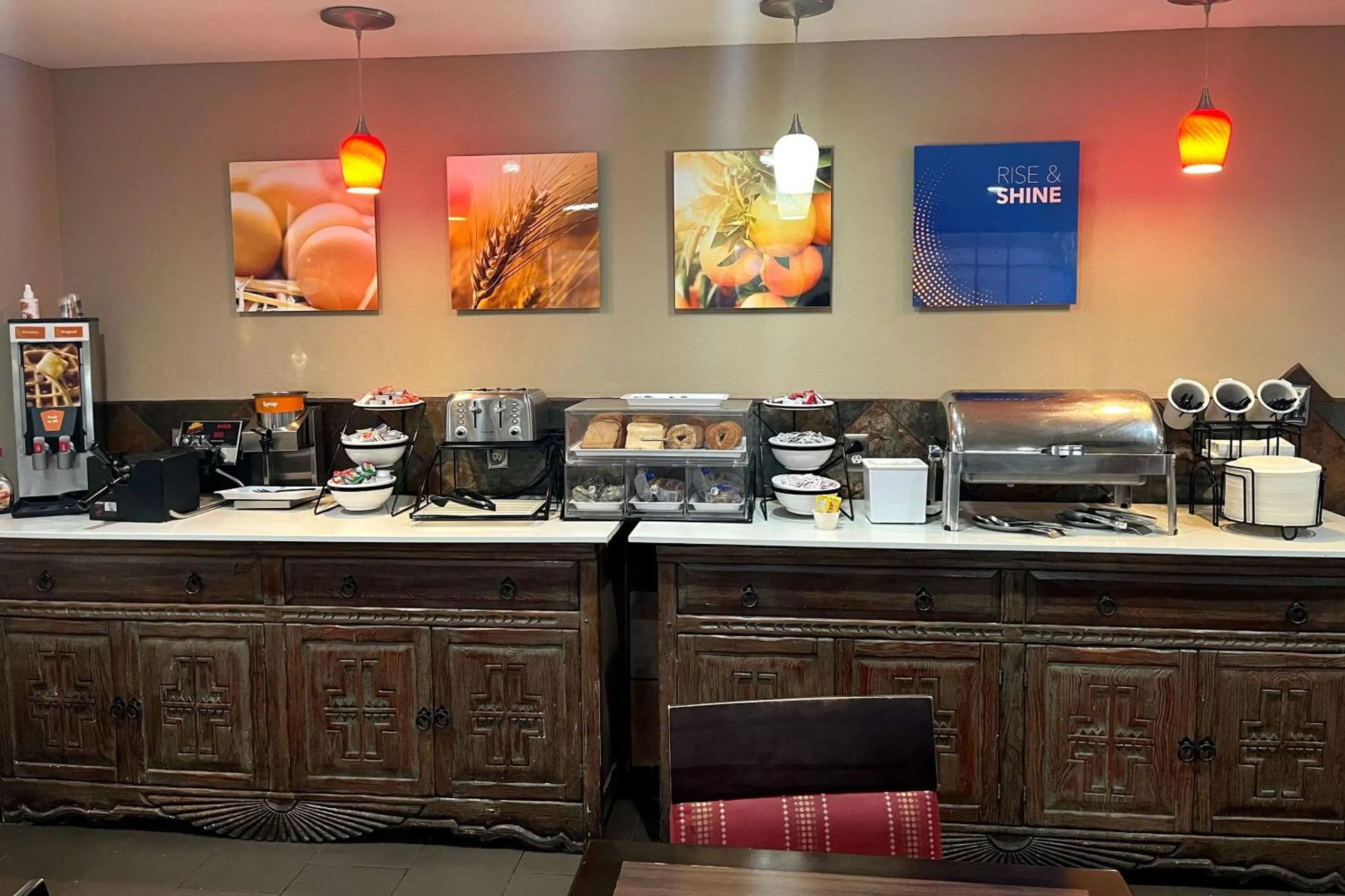 Breakfast in Comfort Inn Santa Fe