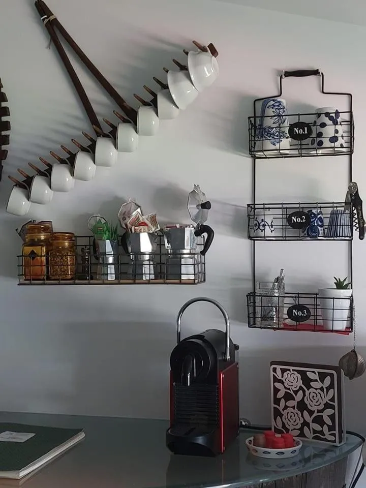 Decorative detail in B&B Books & Bikes