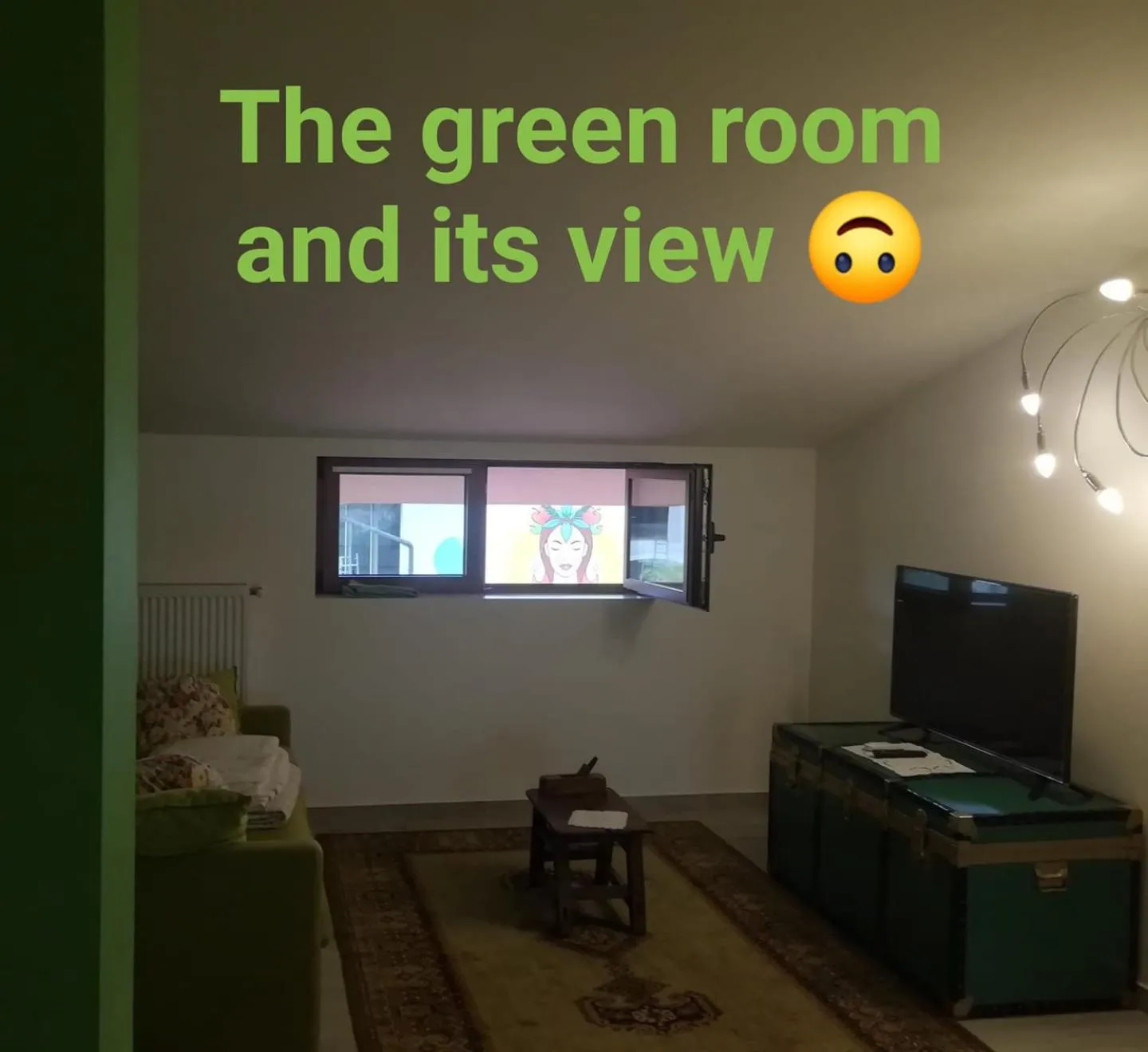 Inner courtyard view in B&B Books & Bikes