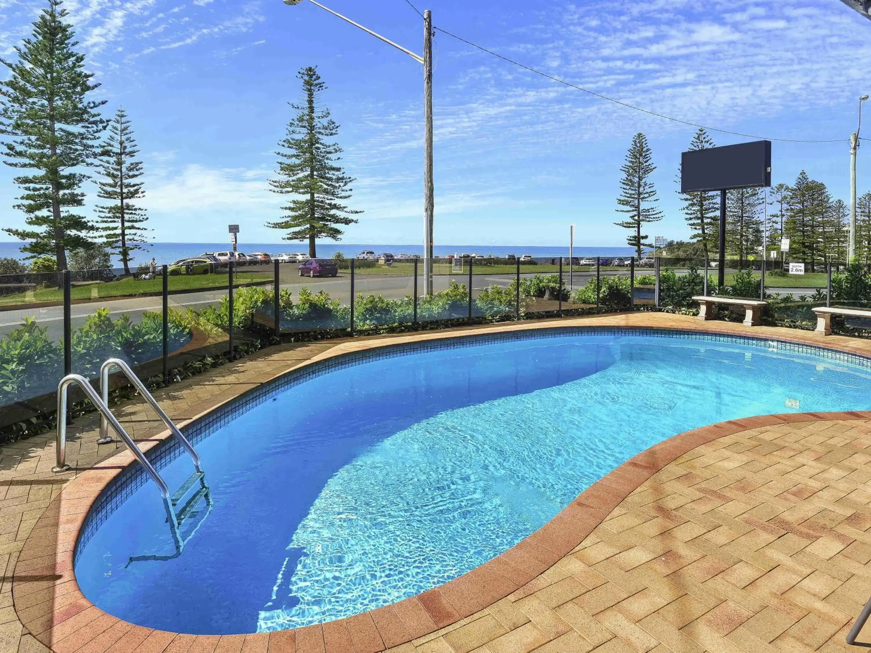 Pool view in ibis Styles Port Macquarie Pool view in ibis Styles Port Macquarie