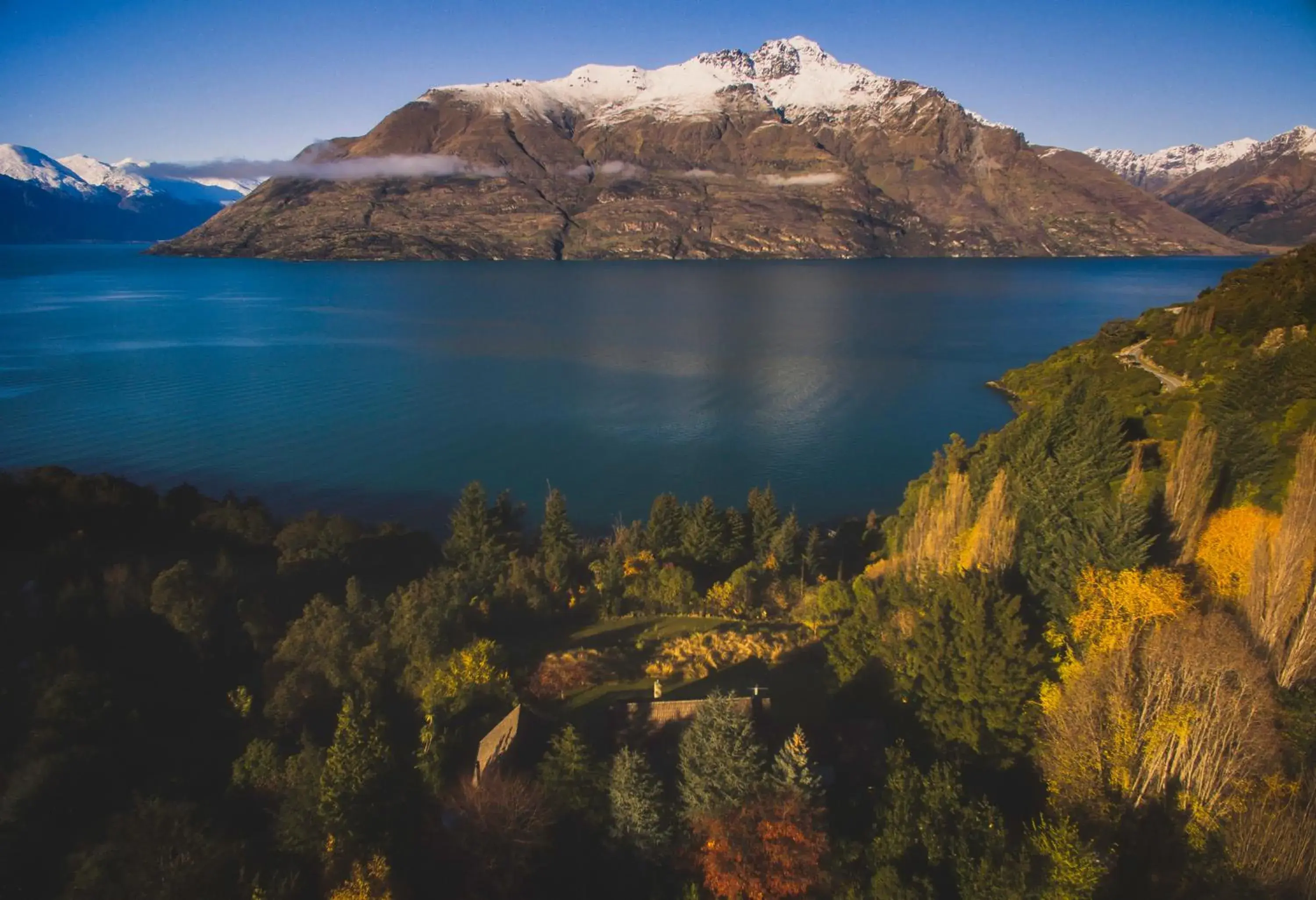 Bird's eye view in Hidden Lodge Queenstown