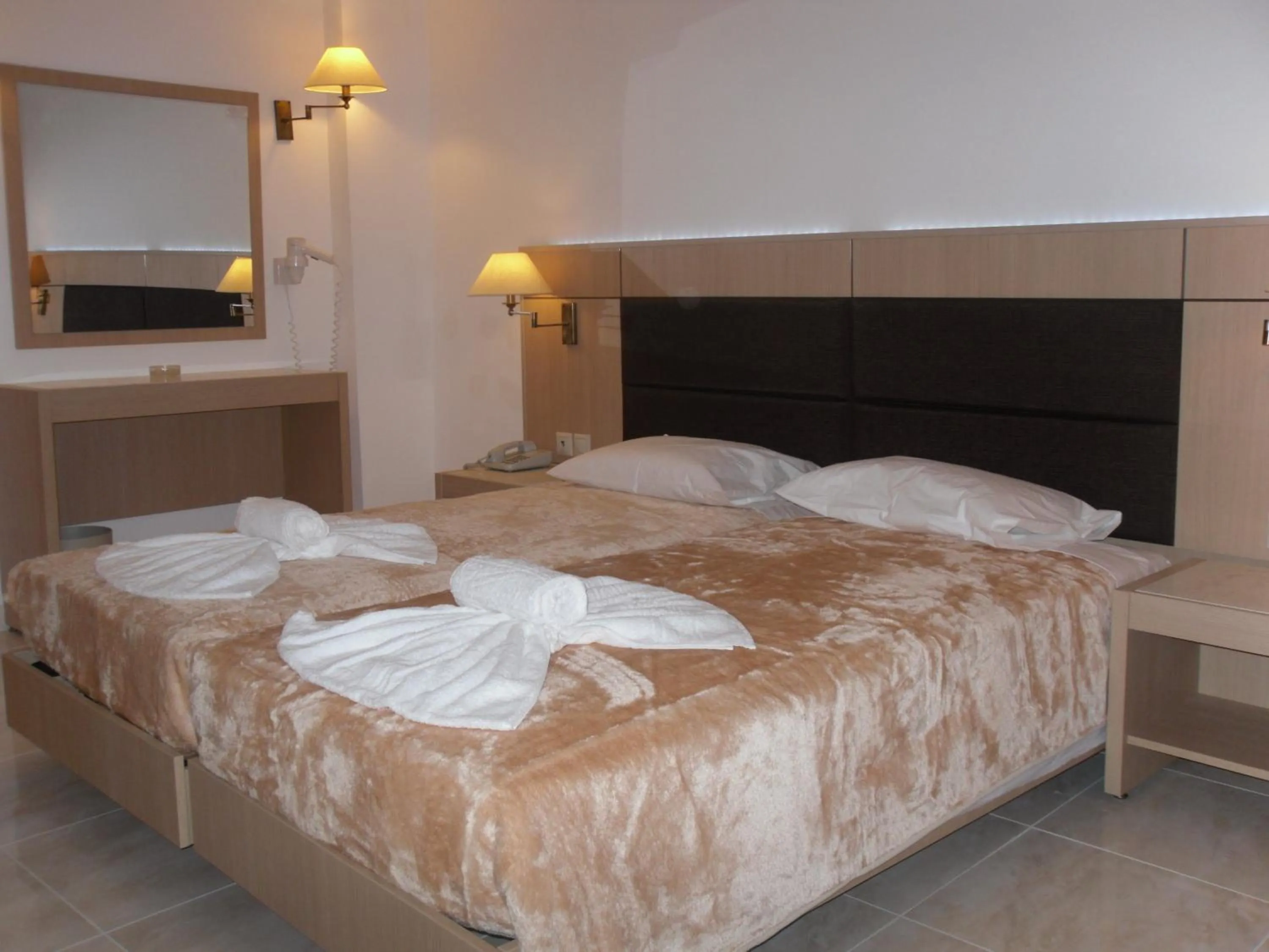 Decorative detail, Bed in Halkidiki Palace