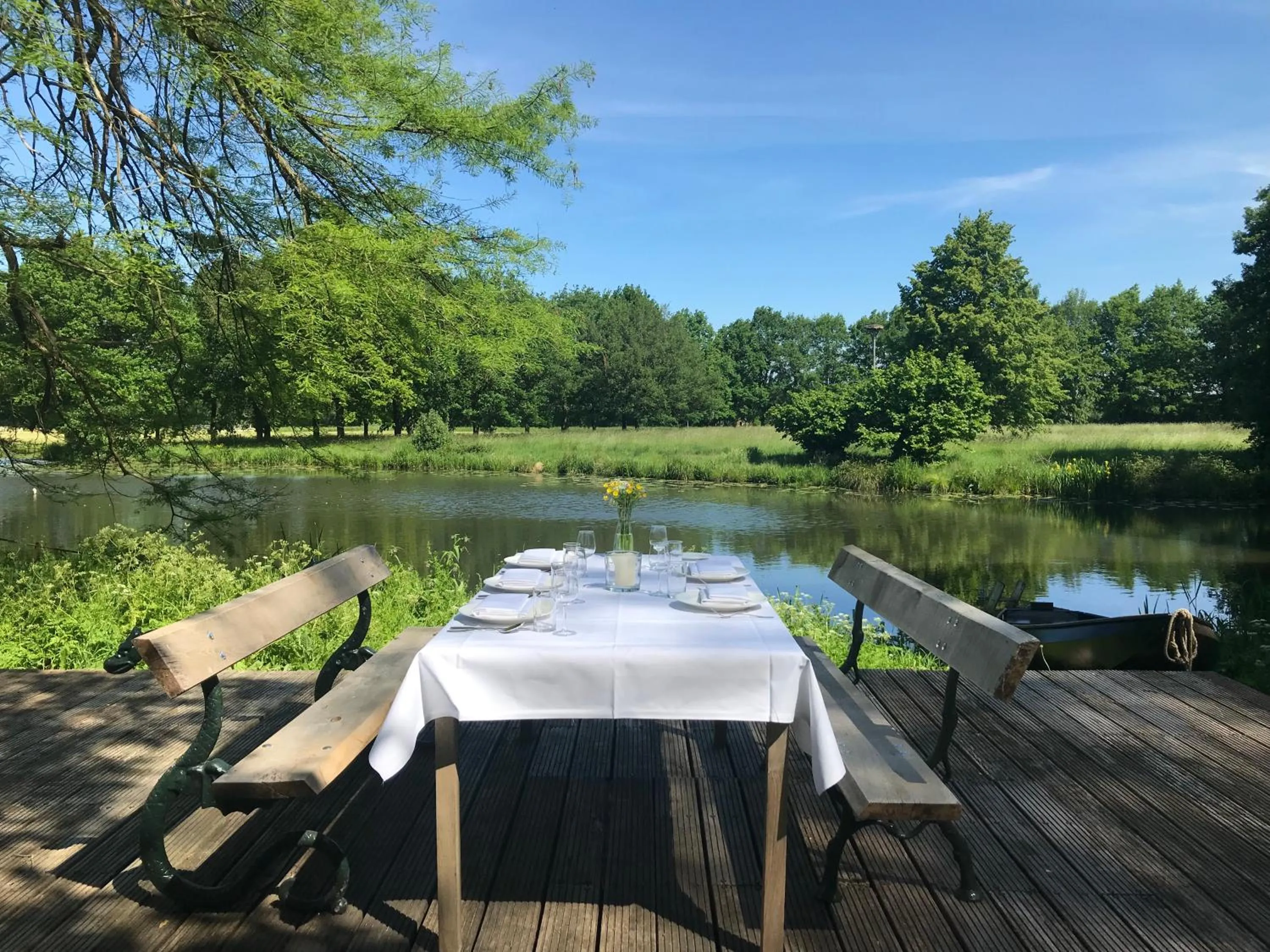 Natural landscape in Kasteel Sterkenburg