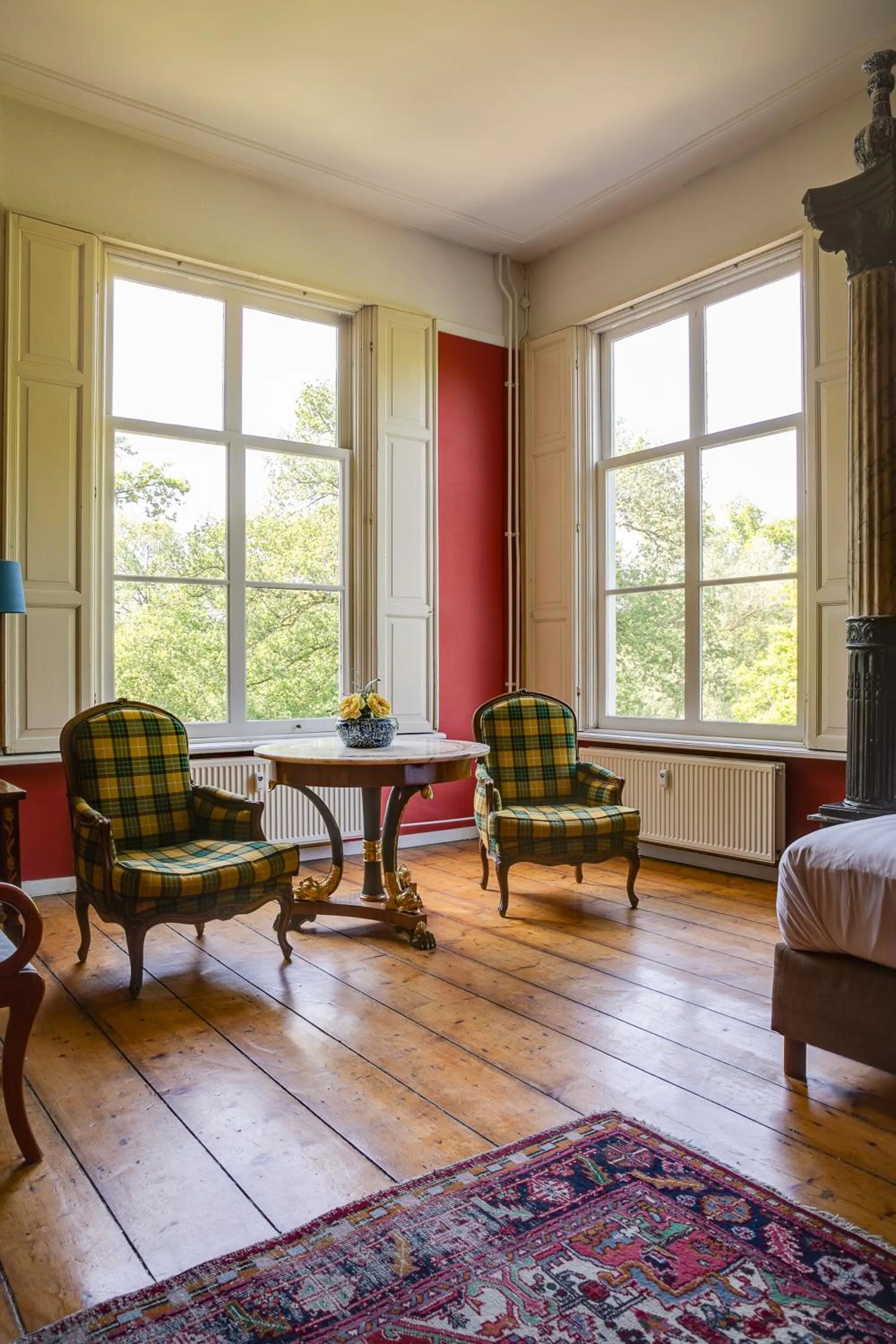 Seating area in Kasteel Sterkenburg