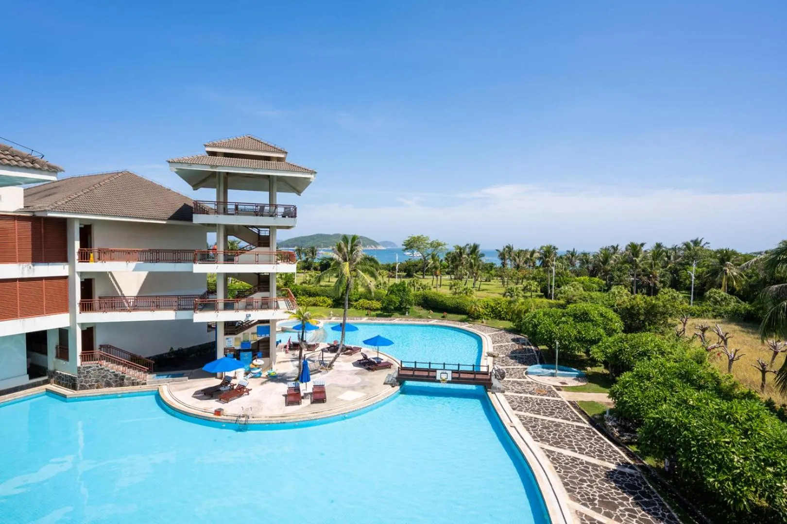 Natural landscape in Tianhong Resort Hotel, Yalong Bay, Sanya