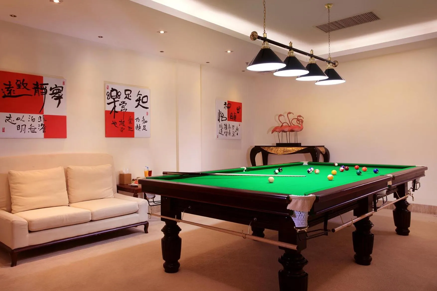Billiard in Tianhong Resort Hotel, Yalong Bay, Sanya