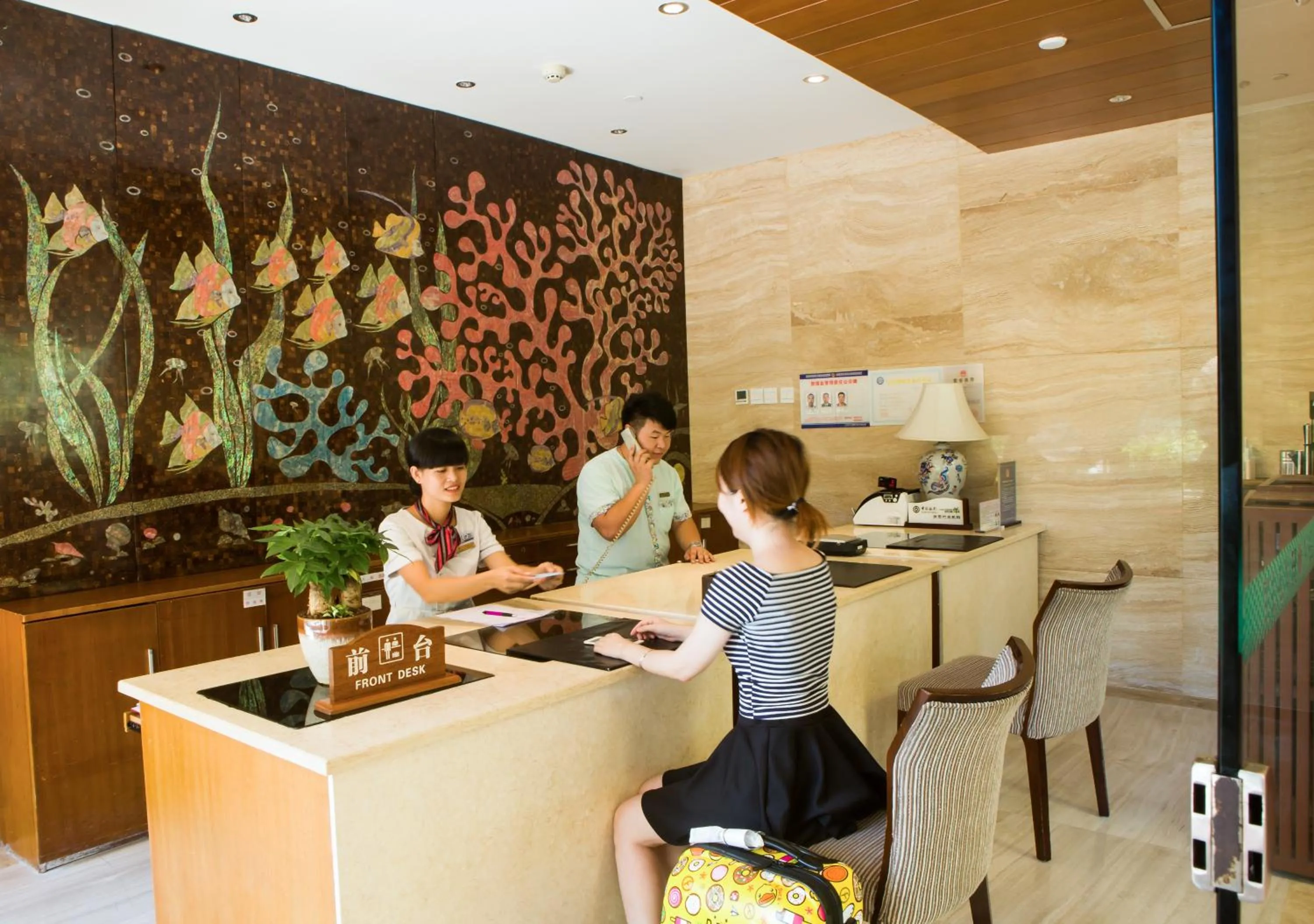 Lobby or reception in Tianhong Resort Hotel, Yalong Bay, Sanya